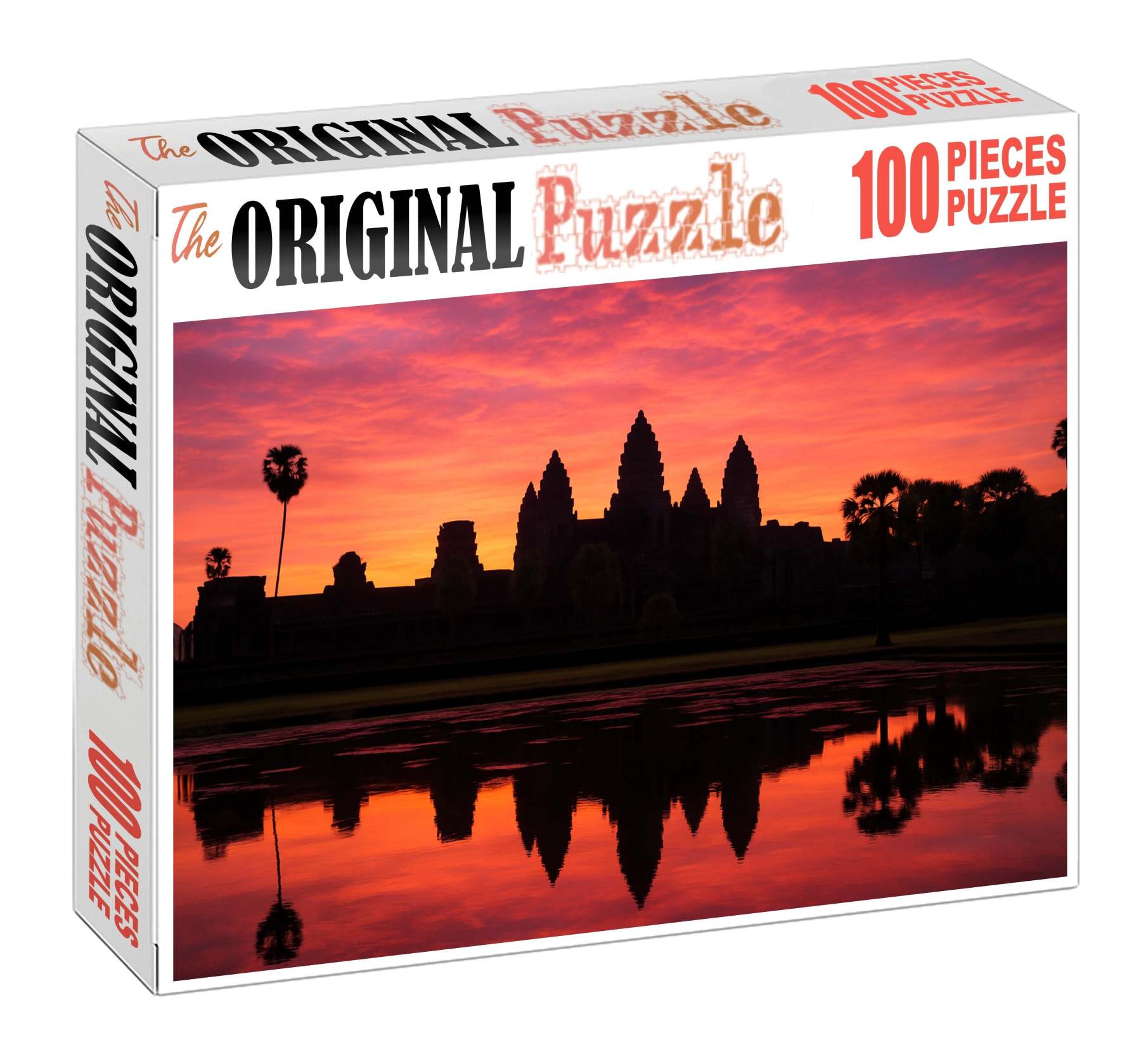 Angkor Wat Situated In Siem Reap Cambodia Recognized By Approximately 7420 Globally As A Majestic Symbol Of Ancient Khmer Architecture Large Format Puzzle