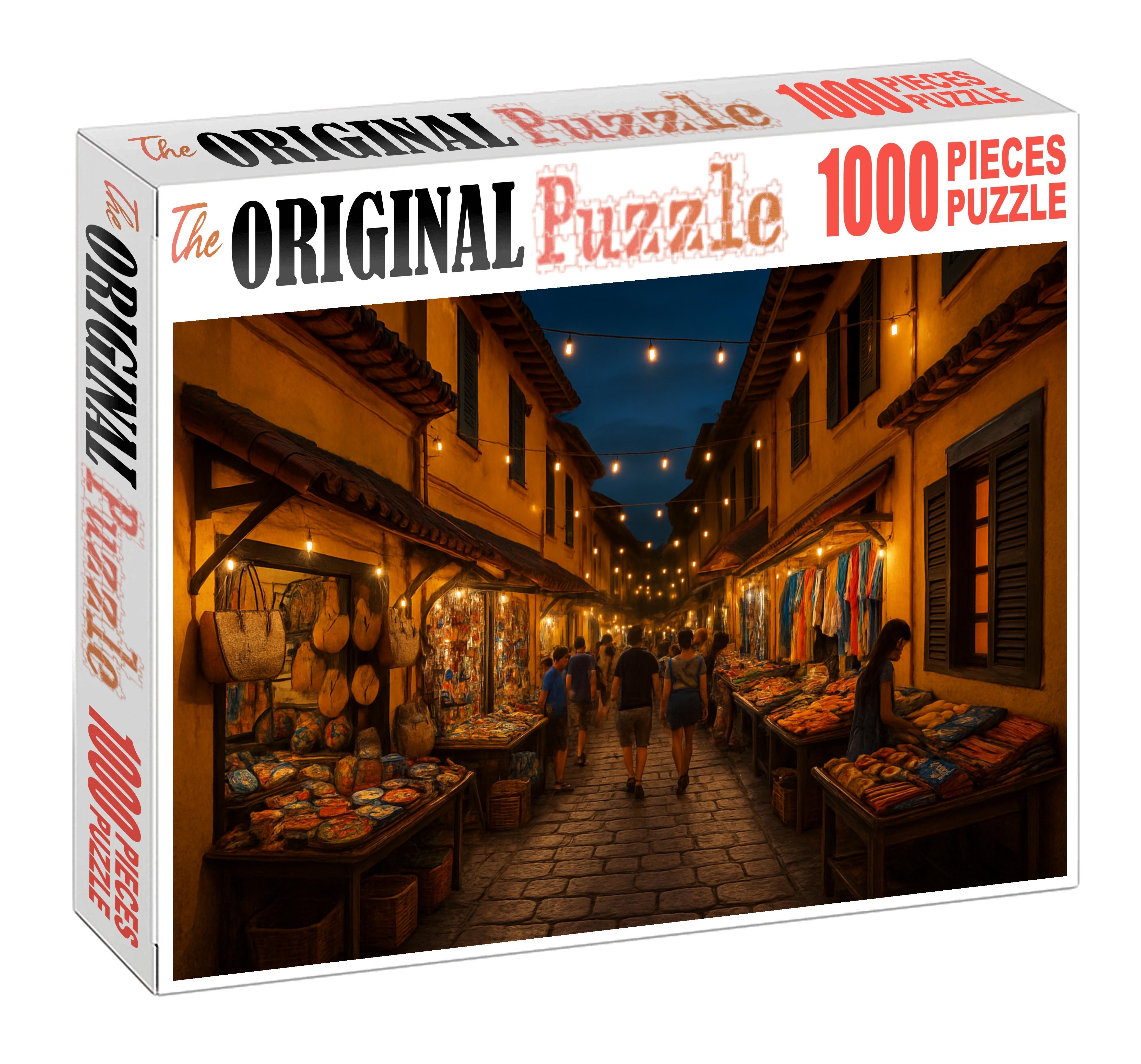 Saffron Market Alley Custom Jigsaw Puzzle