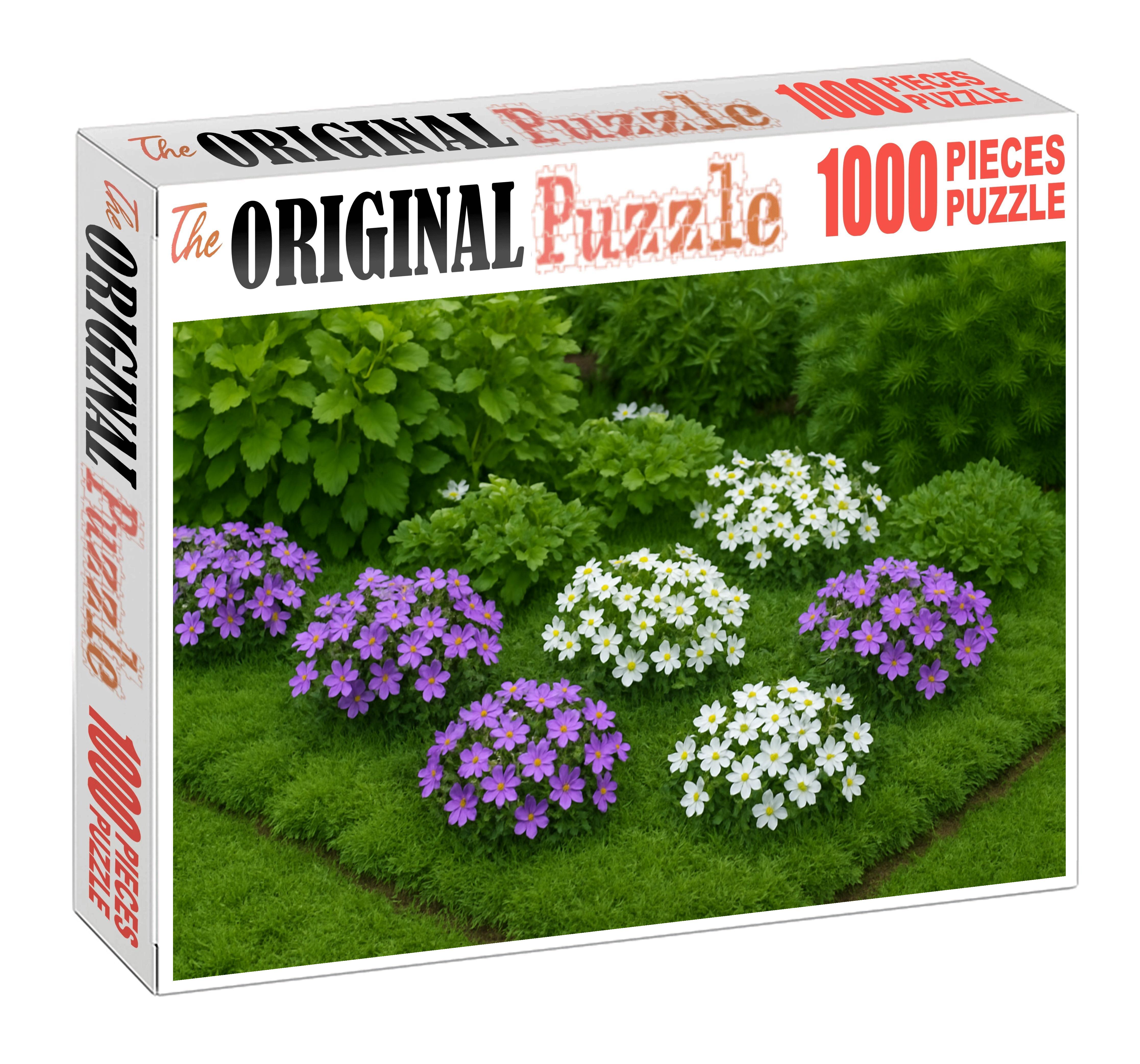 Rustic Herb And Blossom Border 100 Piece Puzzle