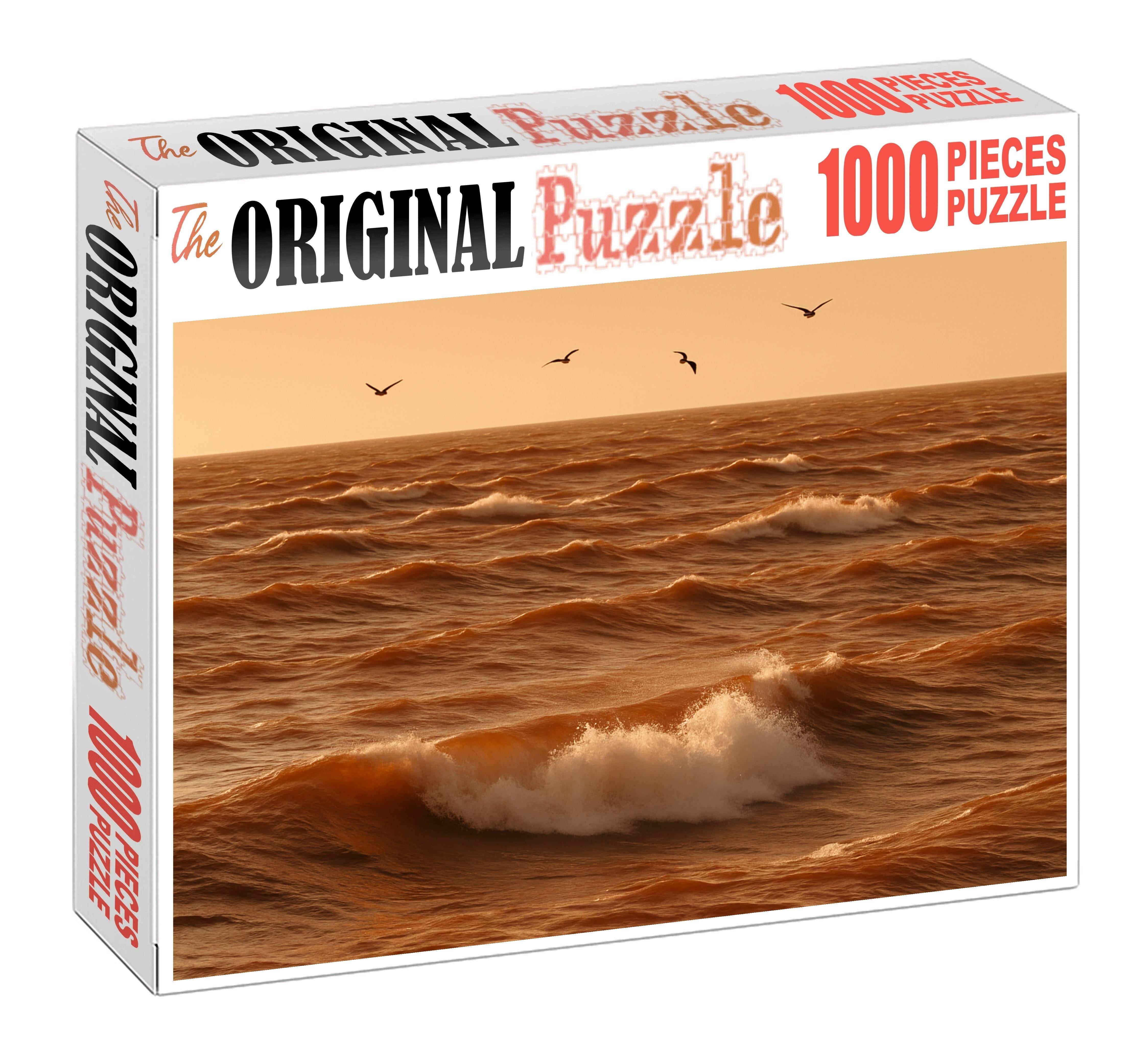 Copper Swell Horizon Custom Jigsaw Puzzle