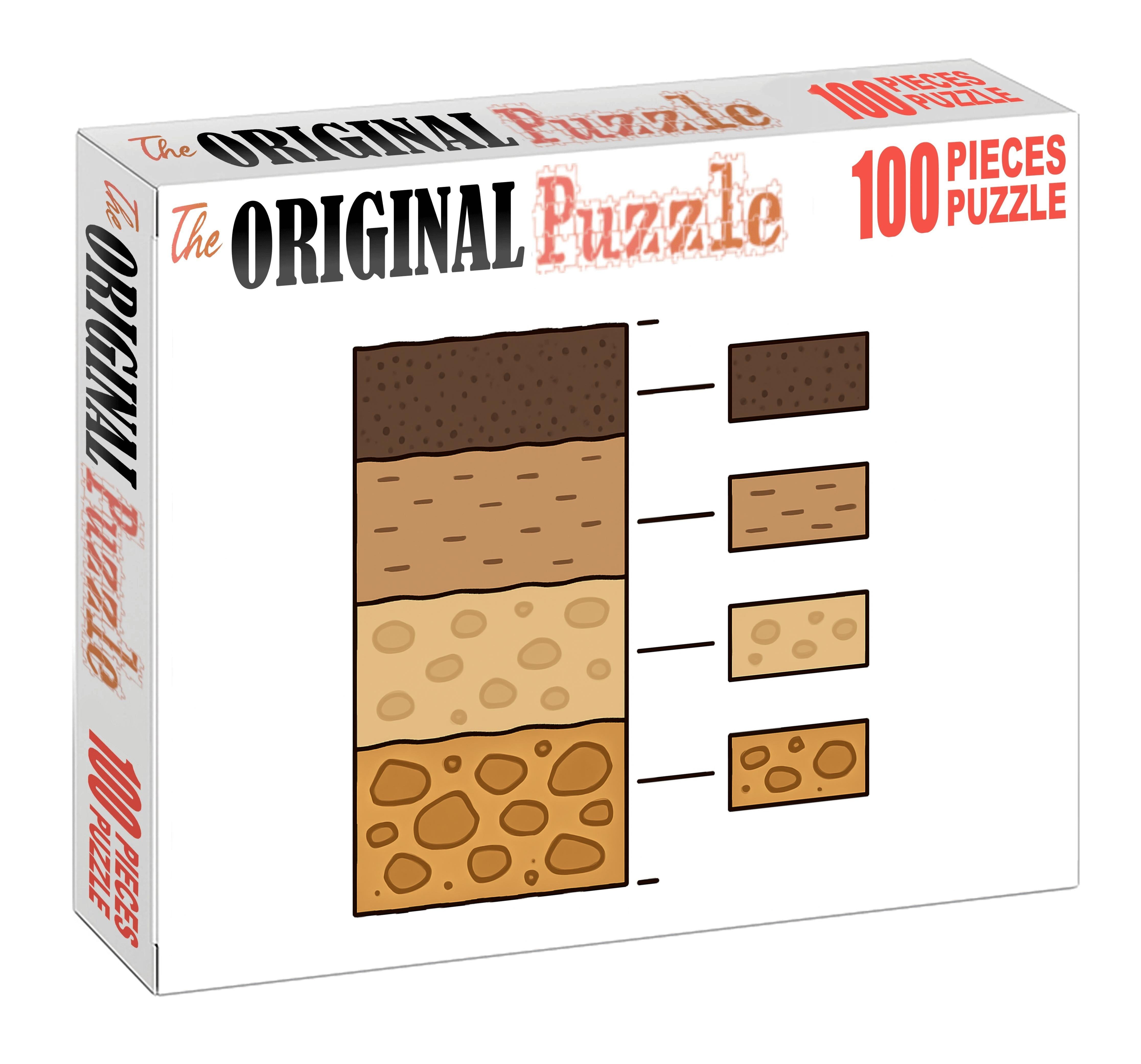 Multi-layer Soil Composition Cross-section 50 Piece Puzzle