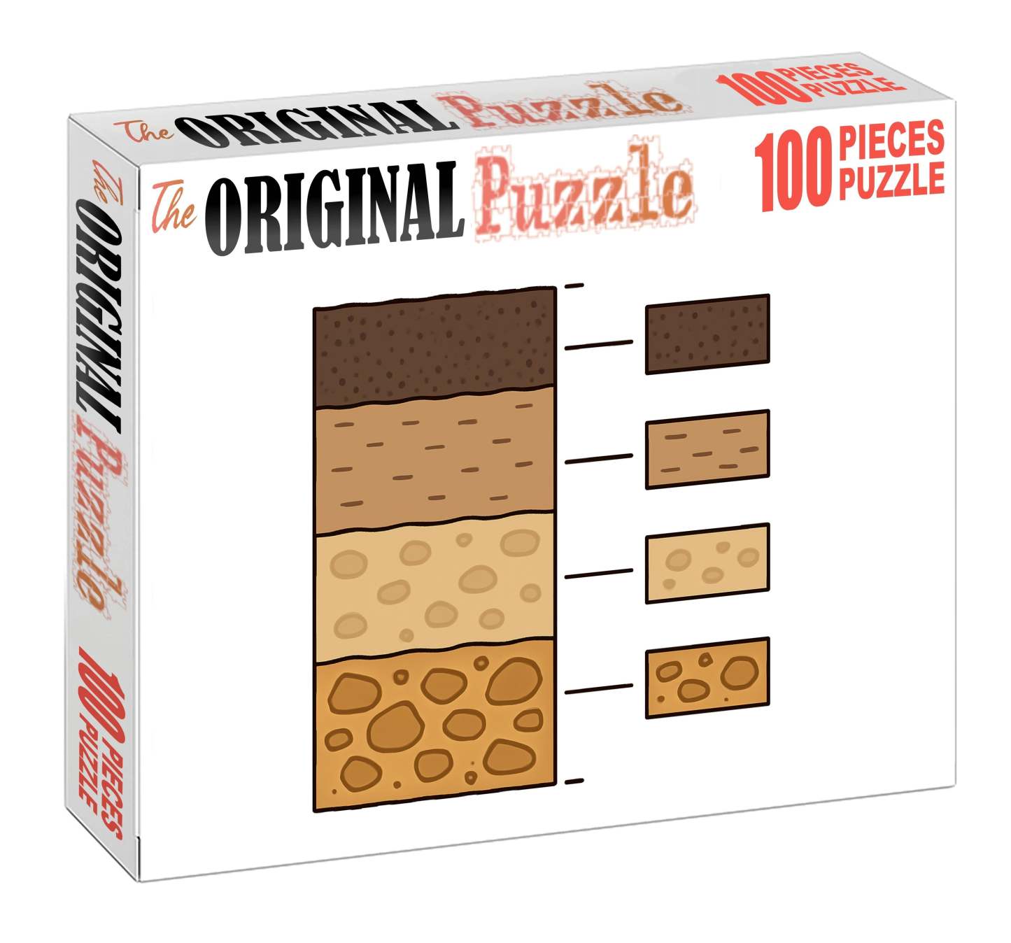 Multi-layer Soil Composition Cross-section 50 Piece Puzzle