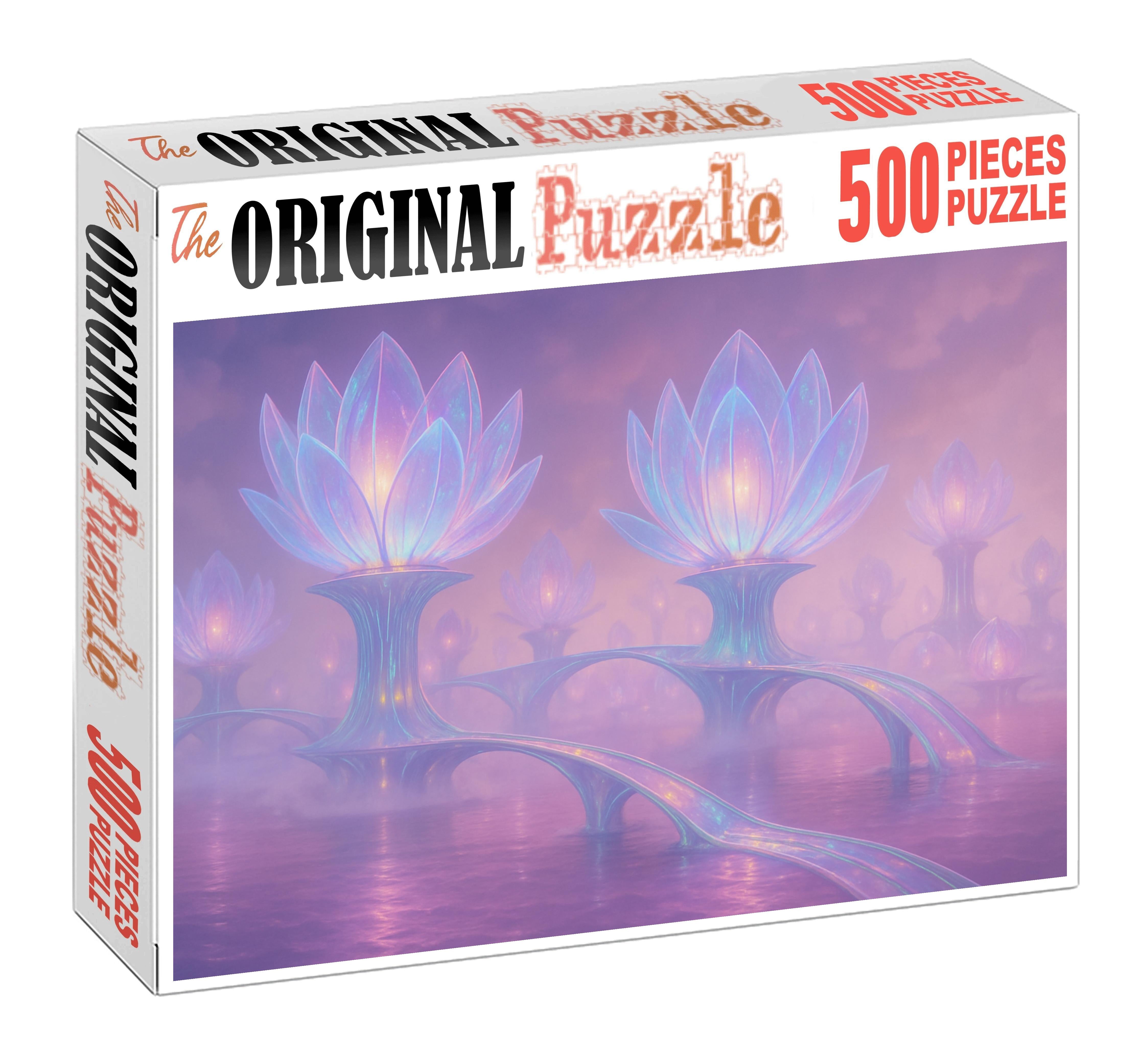 The Floating City Of Glass Blossoms 300 Piece Puzzle