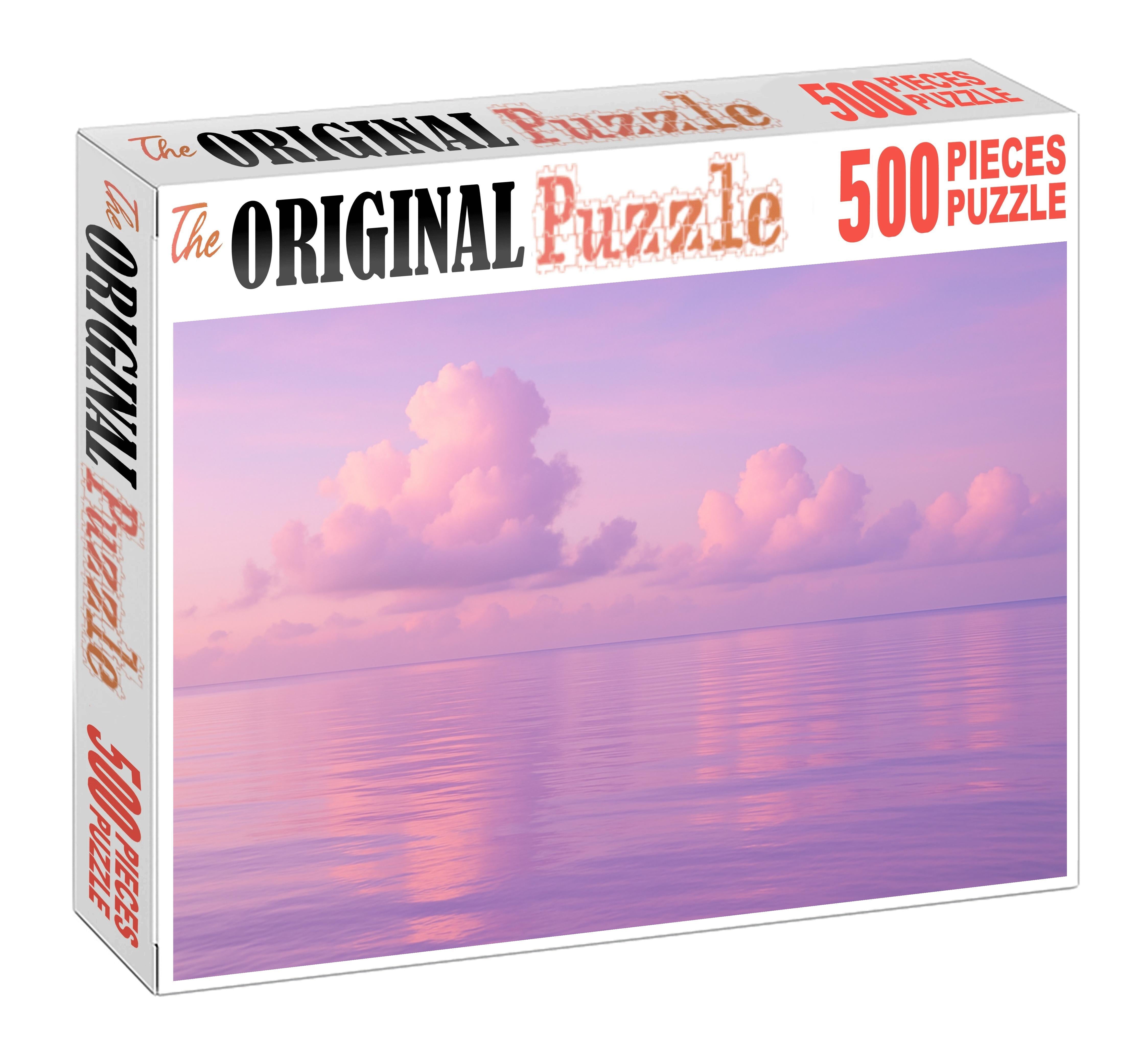 Lavender Horizon Embrace Ethereal Glow Softening The Day Mini Puzzle