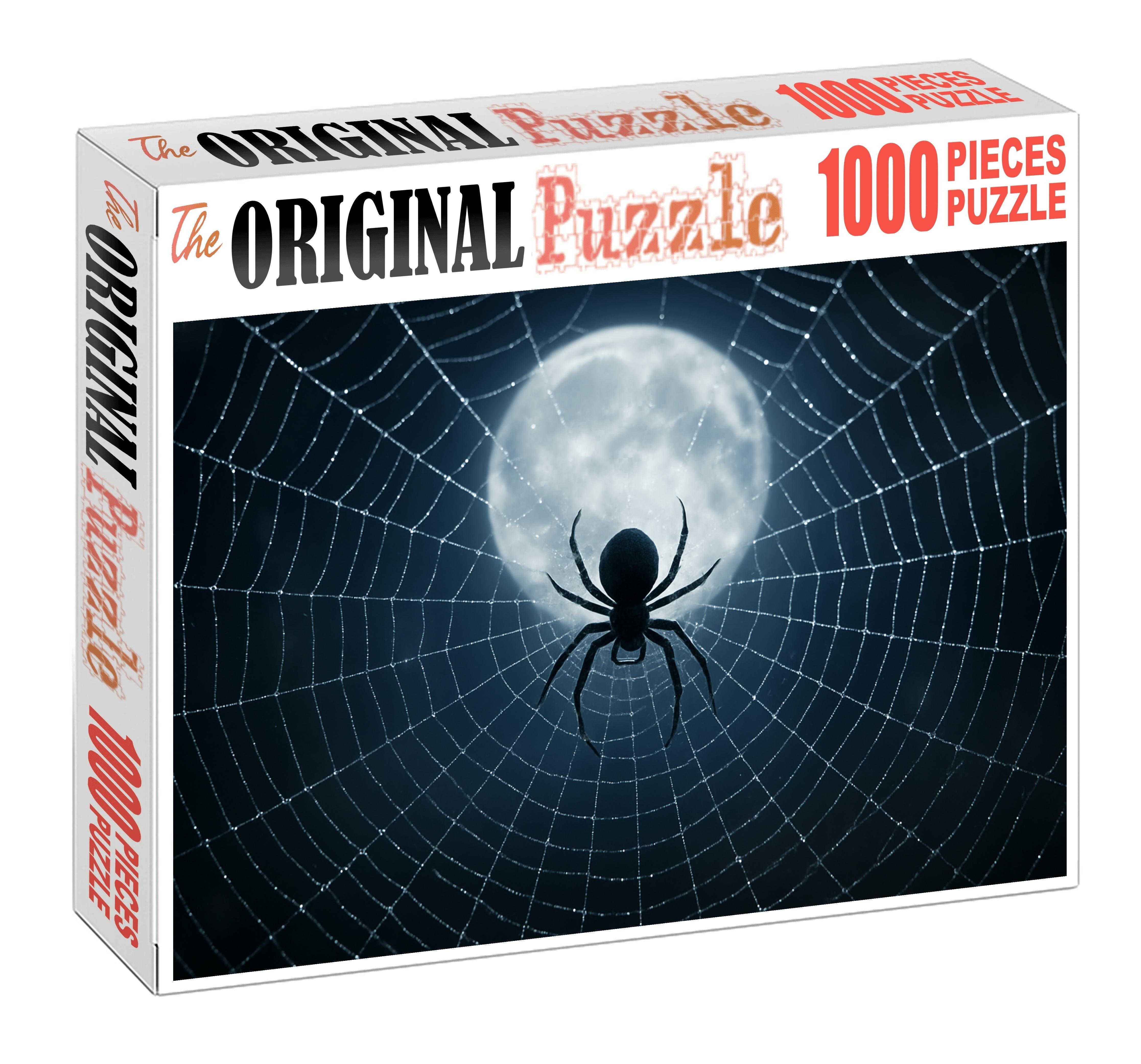 Celestial Velvet Spider Nocturnal Weaver With Iridescent Silk Puzzle Fun