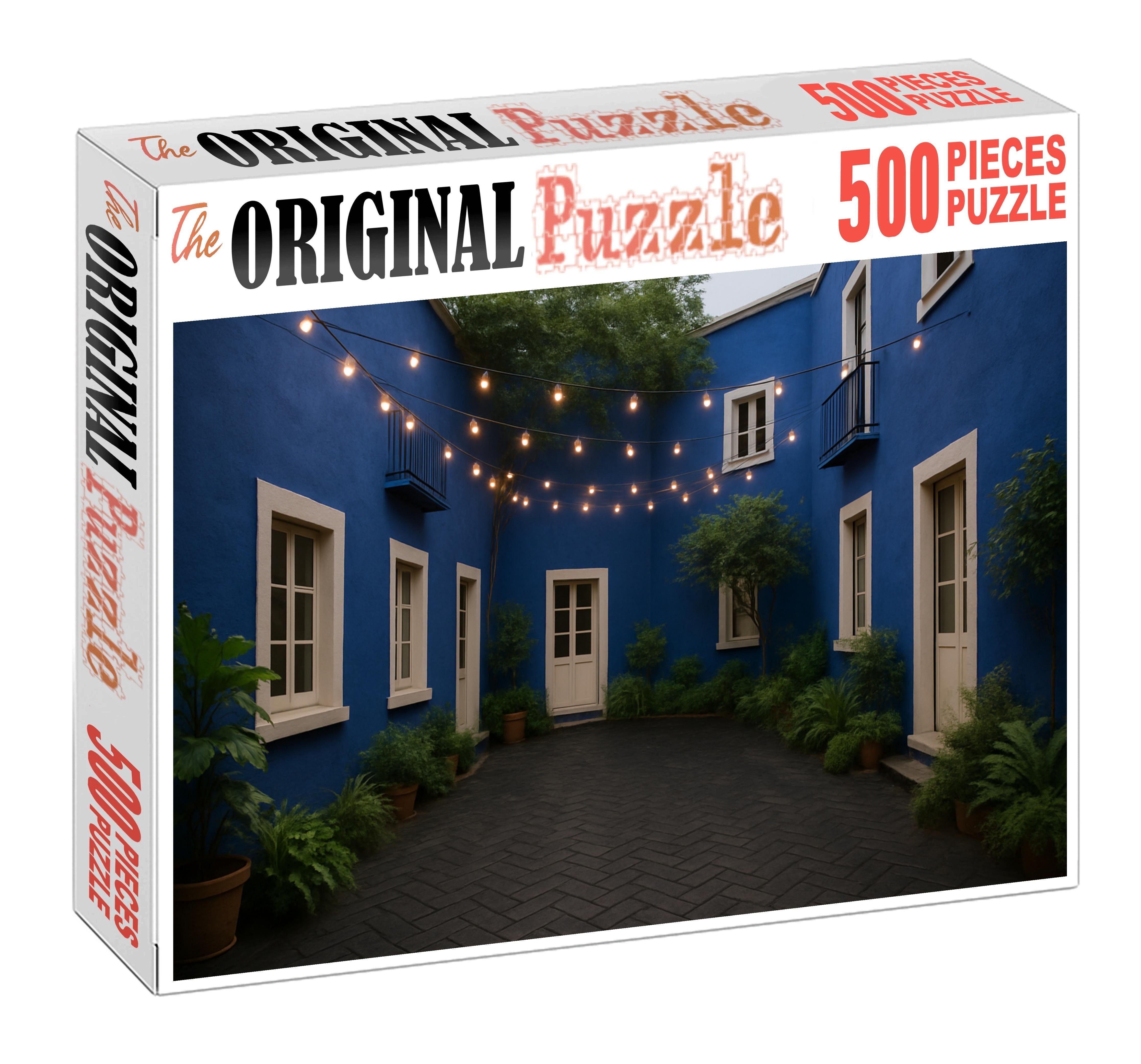 Cobalt Courtyard Puzzle For Kids