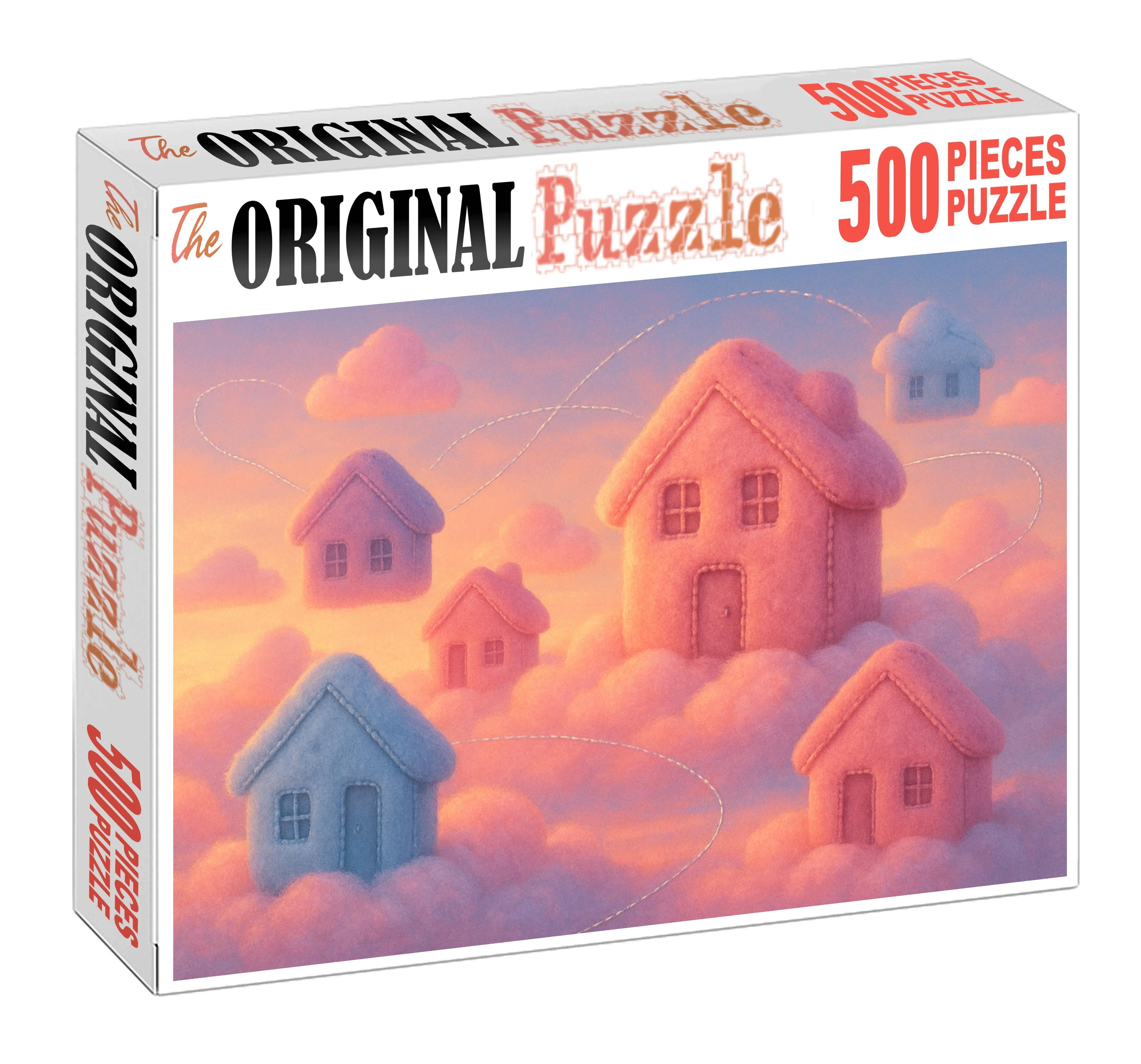 The Patchwork Cloud Village Puzzle Collection