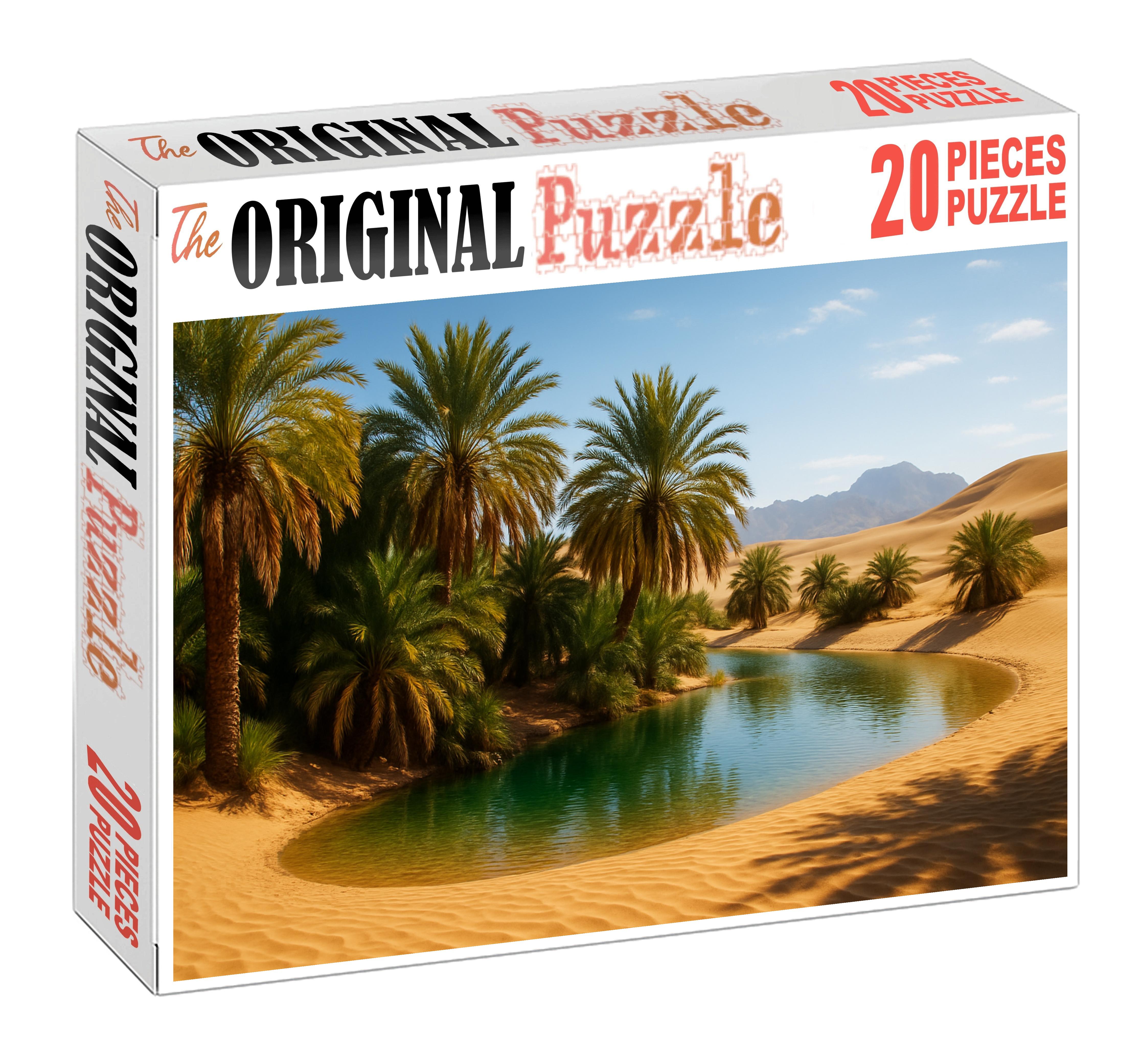 Cascading Desert Oasis Puzzle Collection