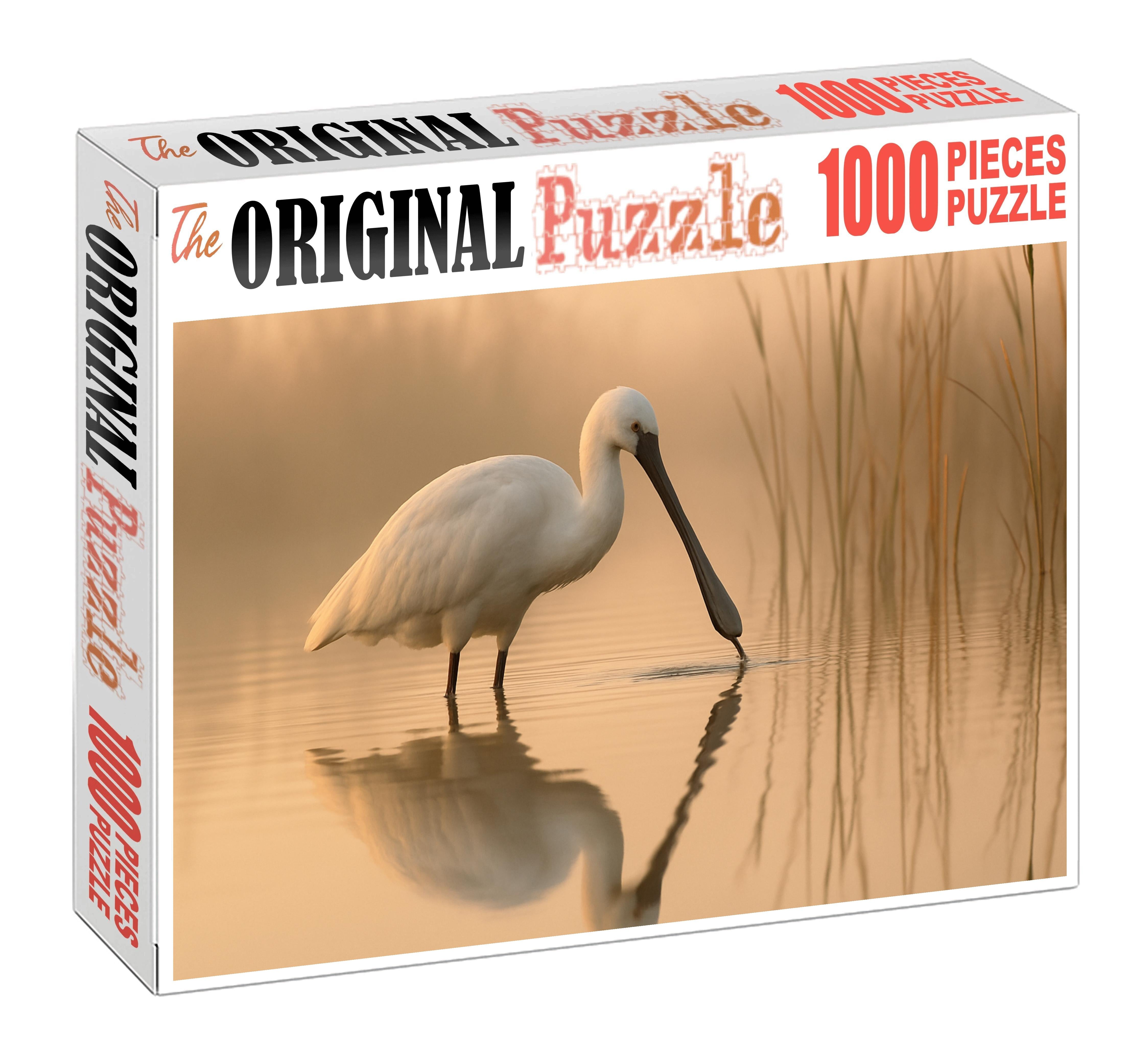 Spoonbill The Elegant Marsh Dancer Large Format Puzzle