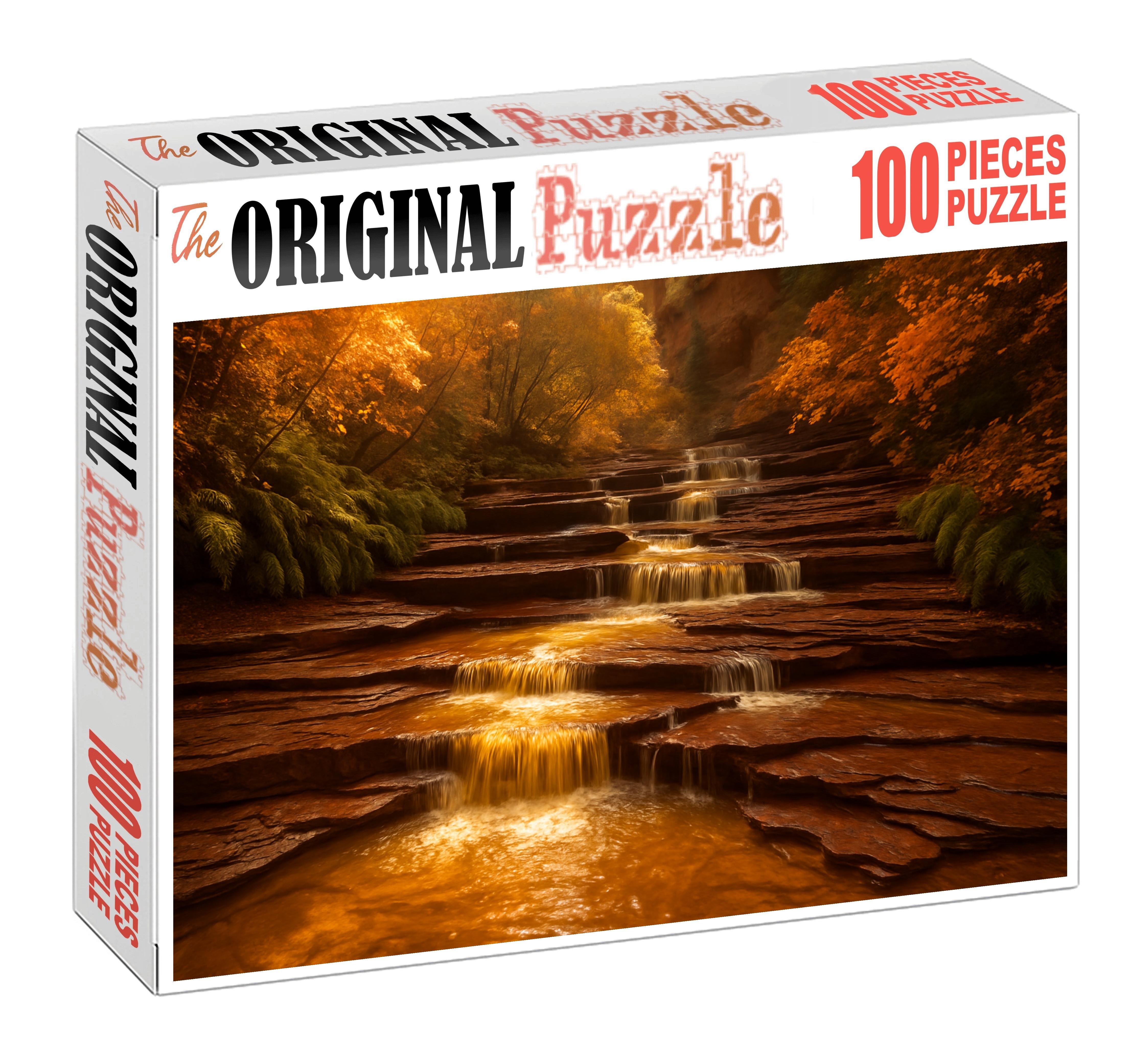 Amber Fan Cascade Challenging Puzzles