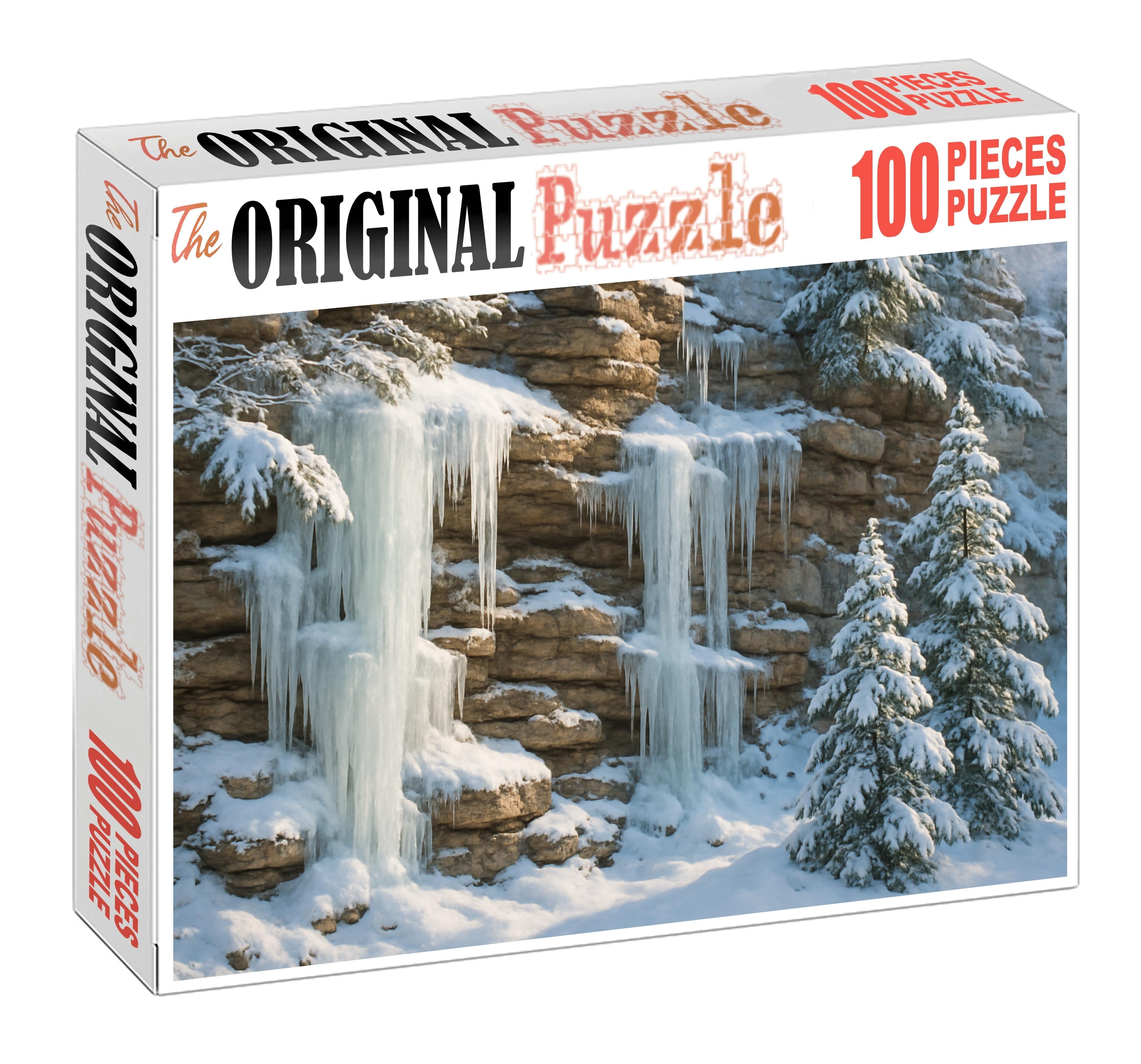 Winter Glass Falls Challenging Puzzles