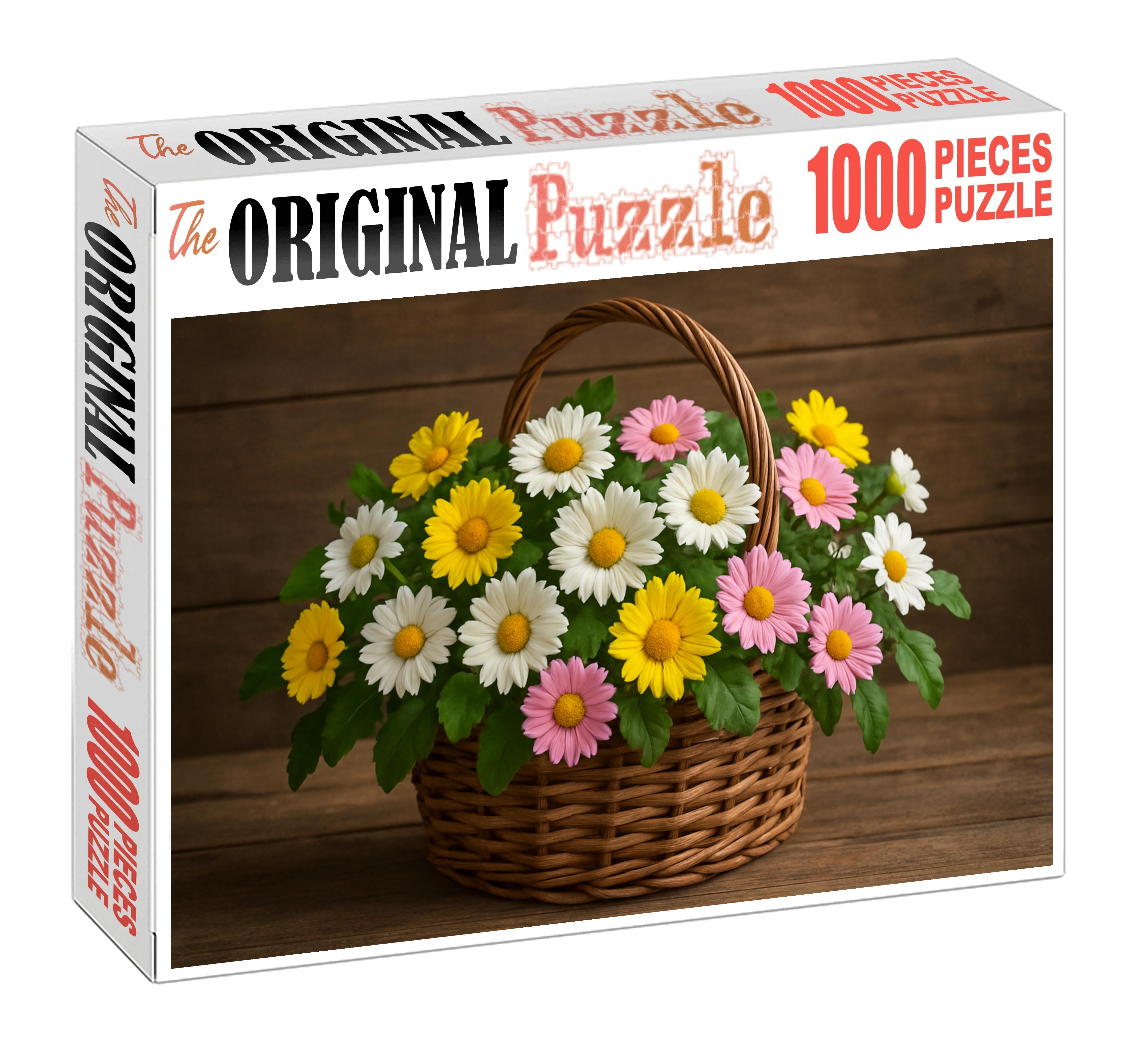 Spring Meadow Basket 100 Piece Puzzle