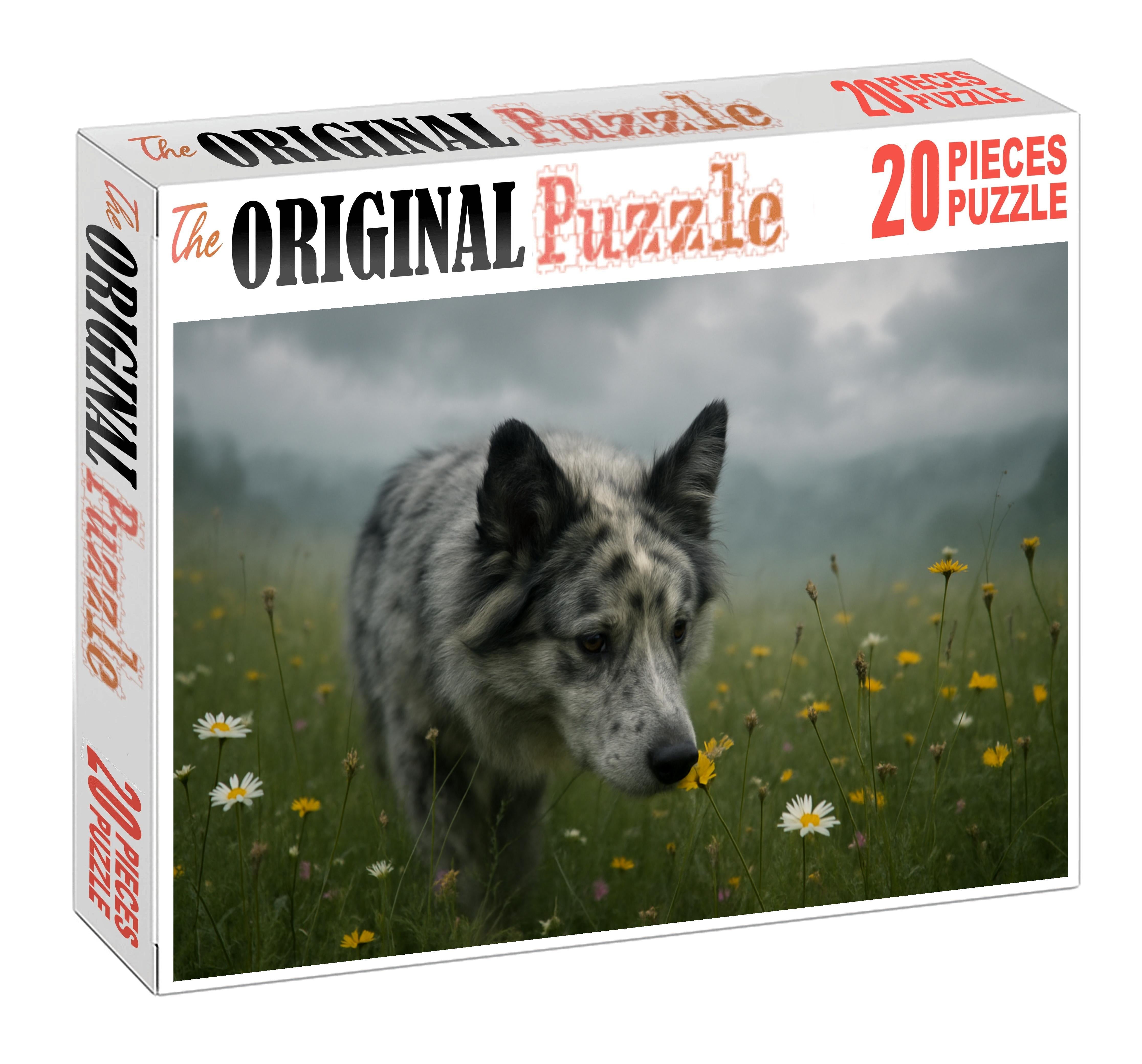 Marble Cloud Fluffy Mottled Scent Hound With Persistent Nose Custom Jigsaw Puzzle