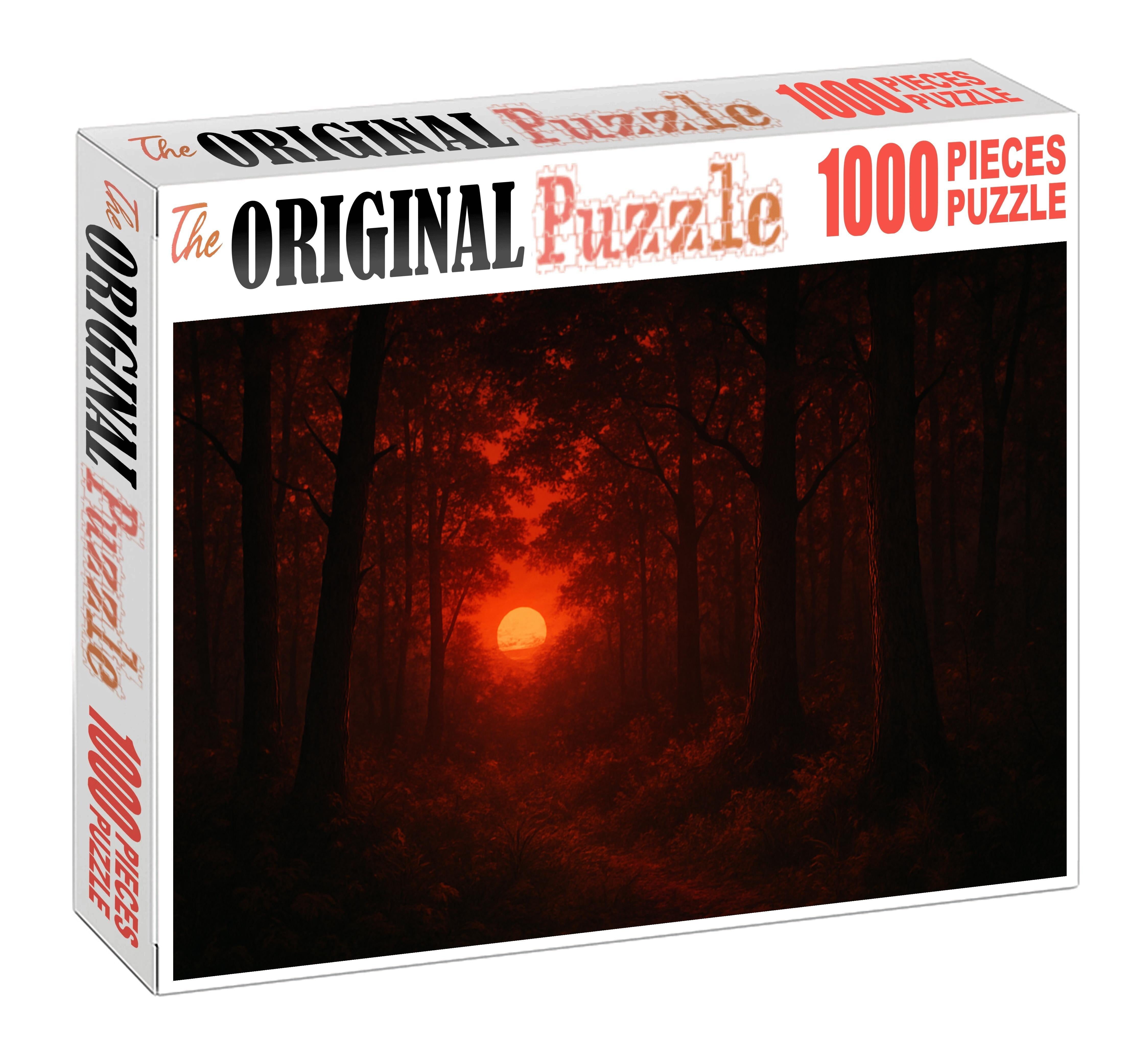Crimson Twilight Grove 1000 Piece Puzzle