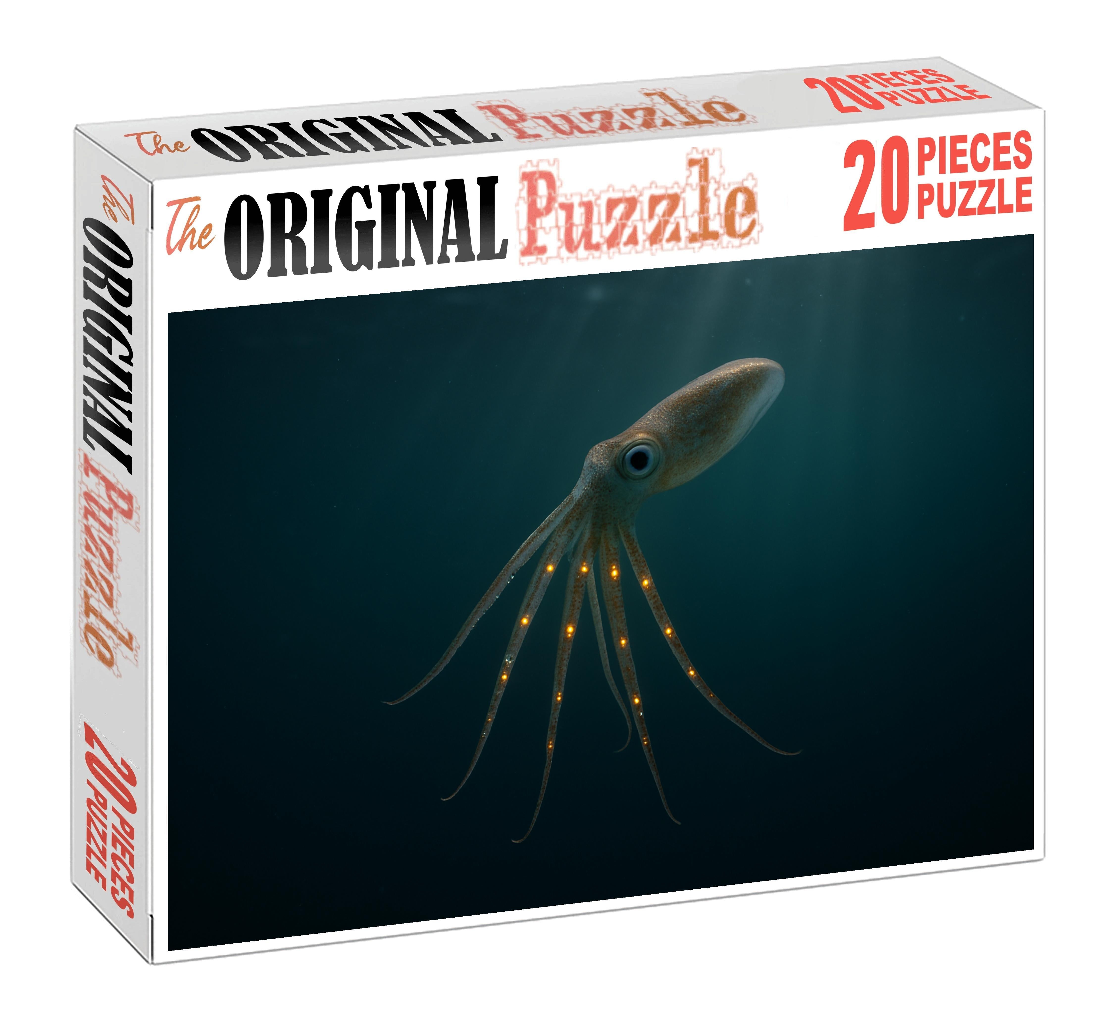 Amberglow Tentacle Squid Luminescent Hunter Of The Twilight Depths 200 Piece Puzzle