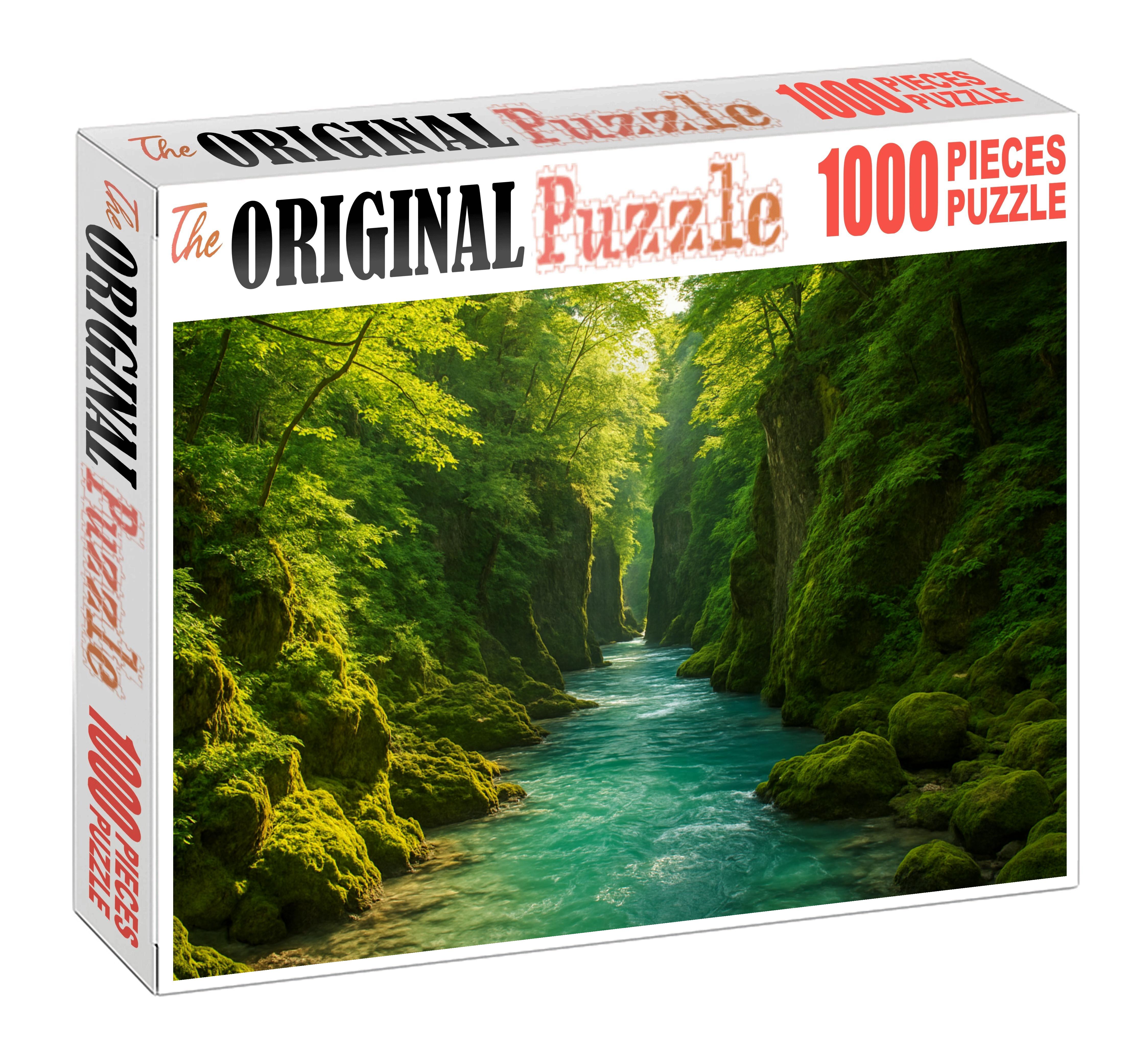 Verdant River Gorge 200 Piece Puzzle