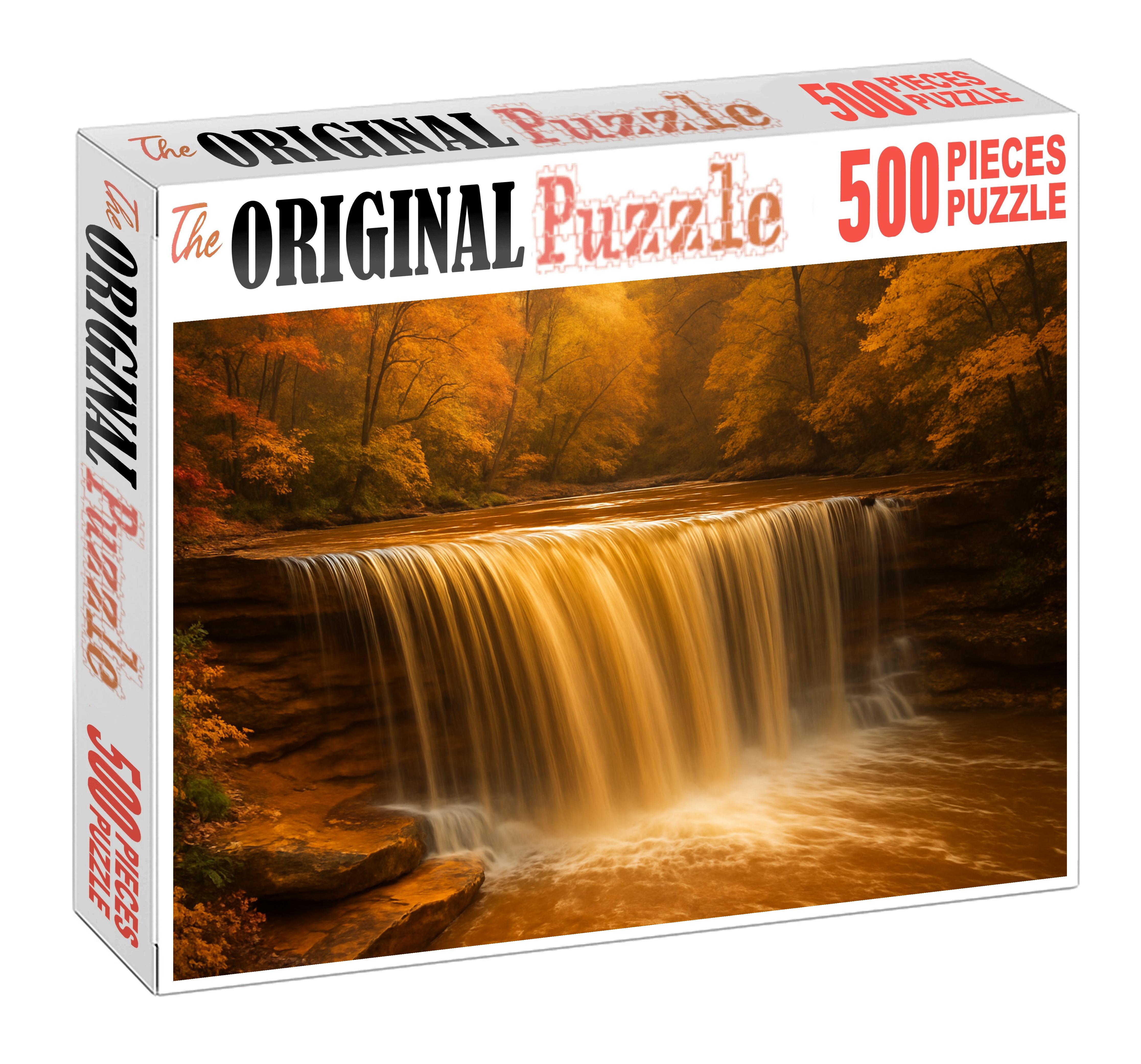 Amber Glow Fanfall 300 Piece Puzzle