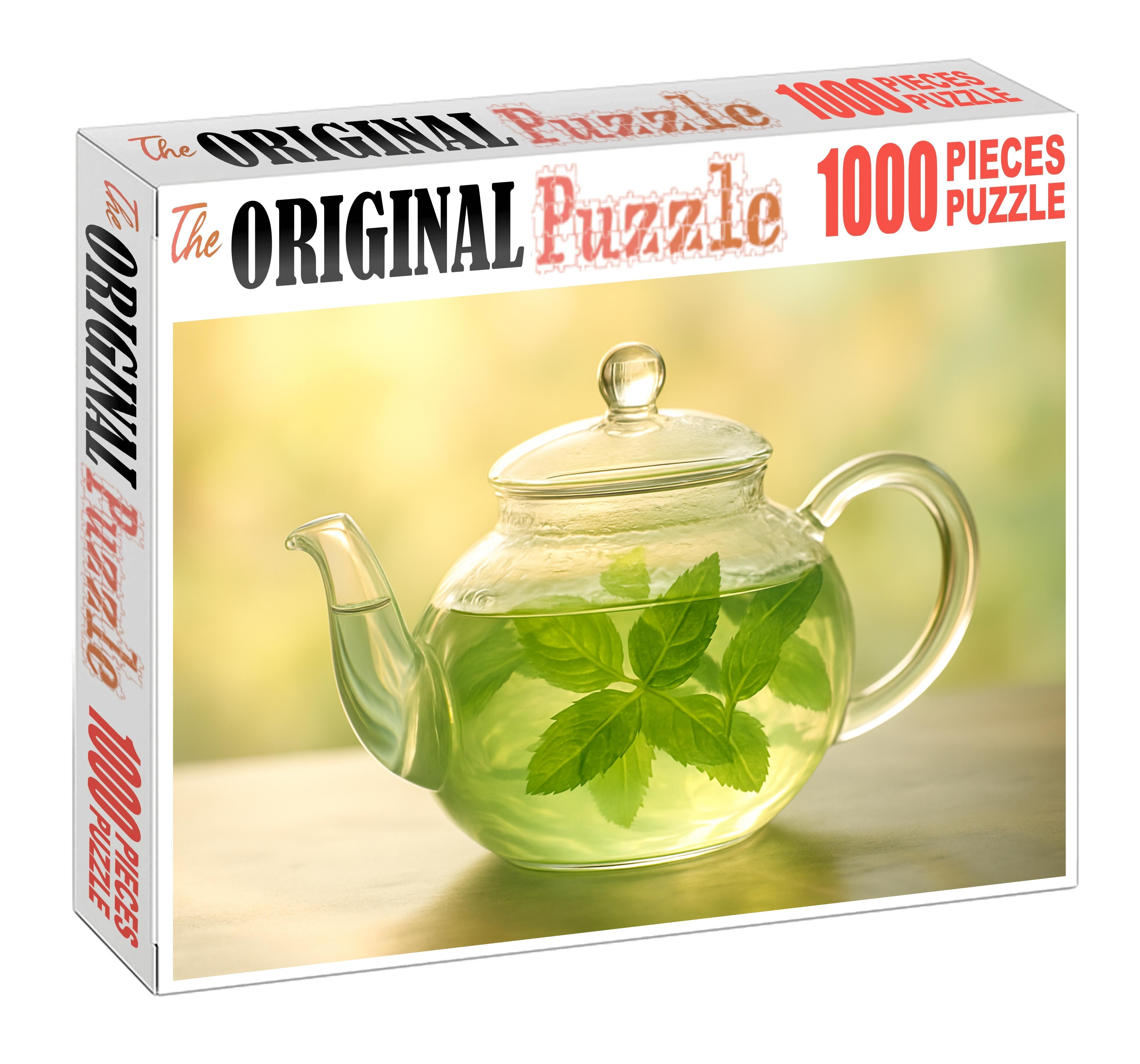 Silver Leaf Green Tea Premium Puzzle Pieces