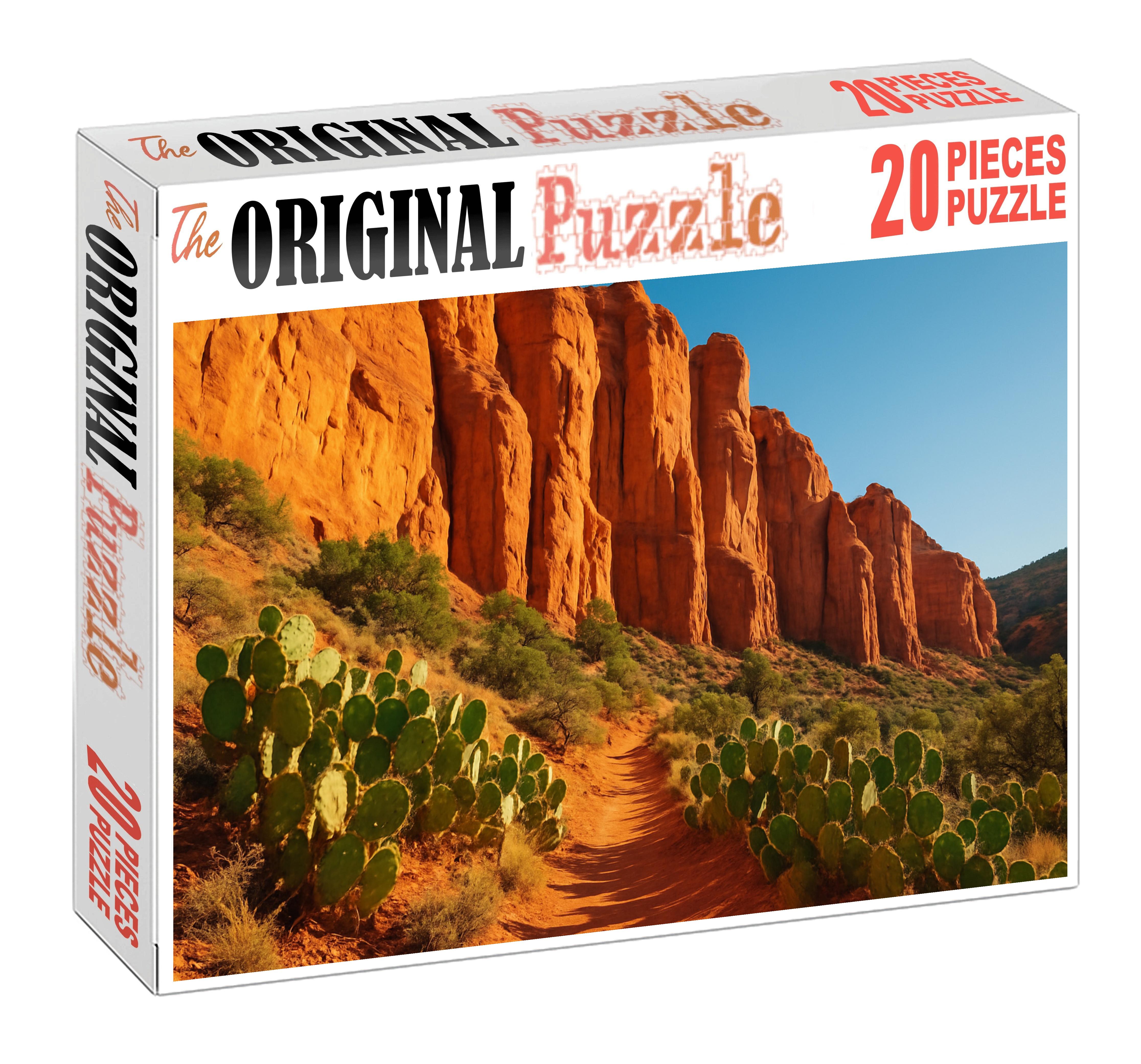 Amber Desert Ravine Unique Puzzle Design