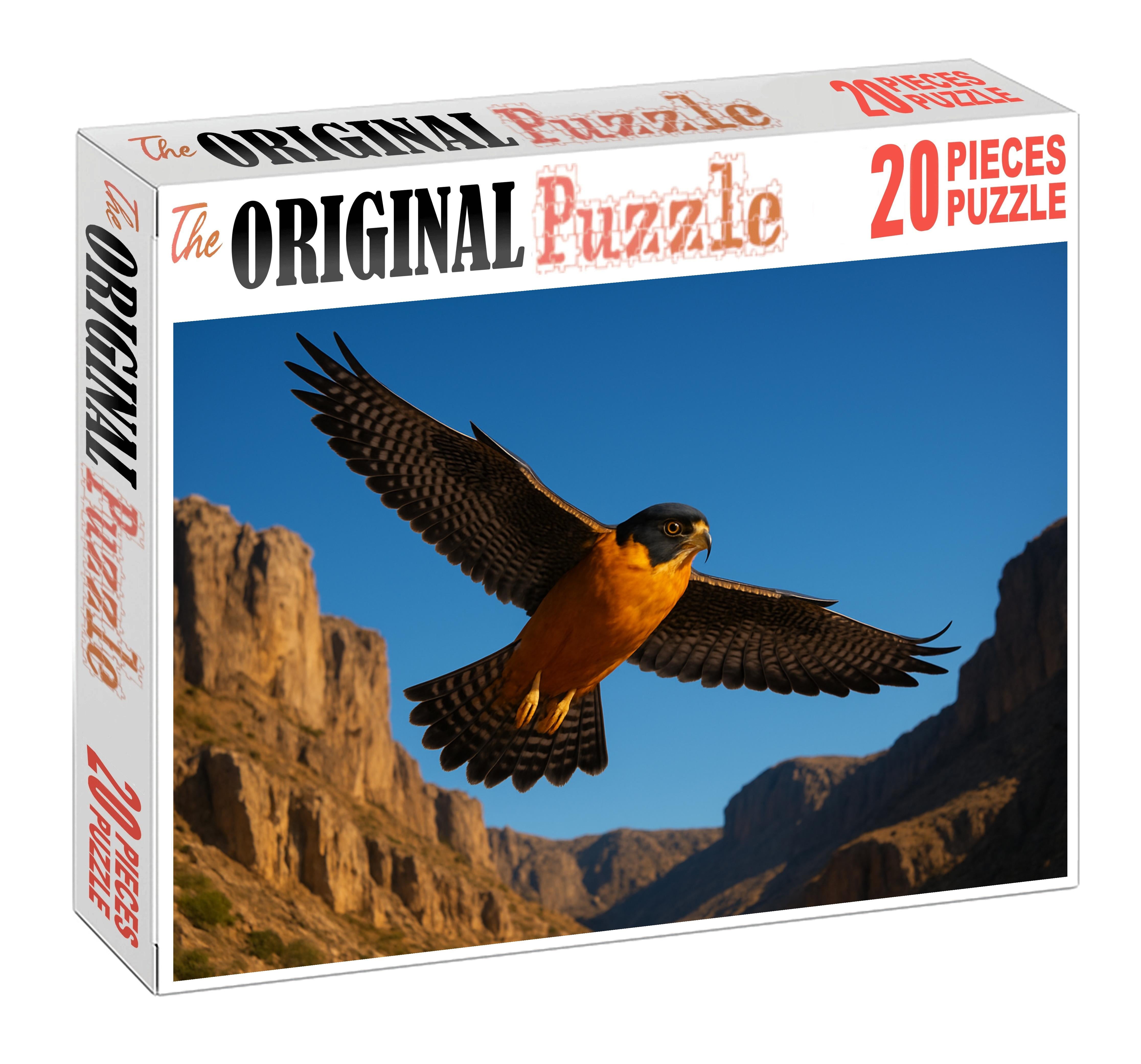 Orange-breasted Falcon Skys Hidden Predator Premium Puzzle Pieces