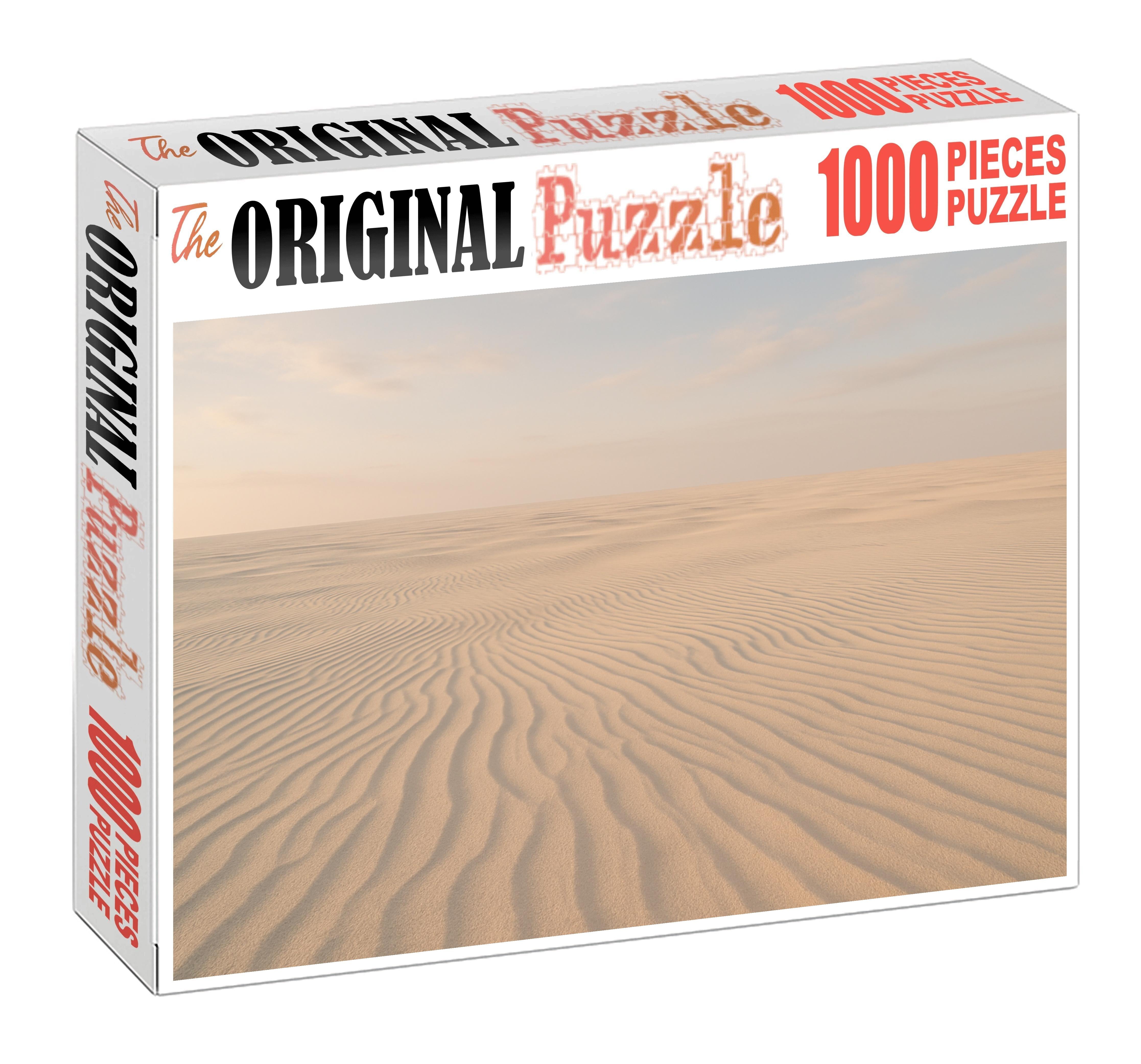 Wind-sculpted Flats Smooth Sands Carved By Steady Breeze Puzzle For Kids