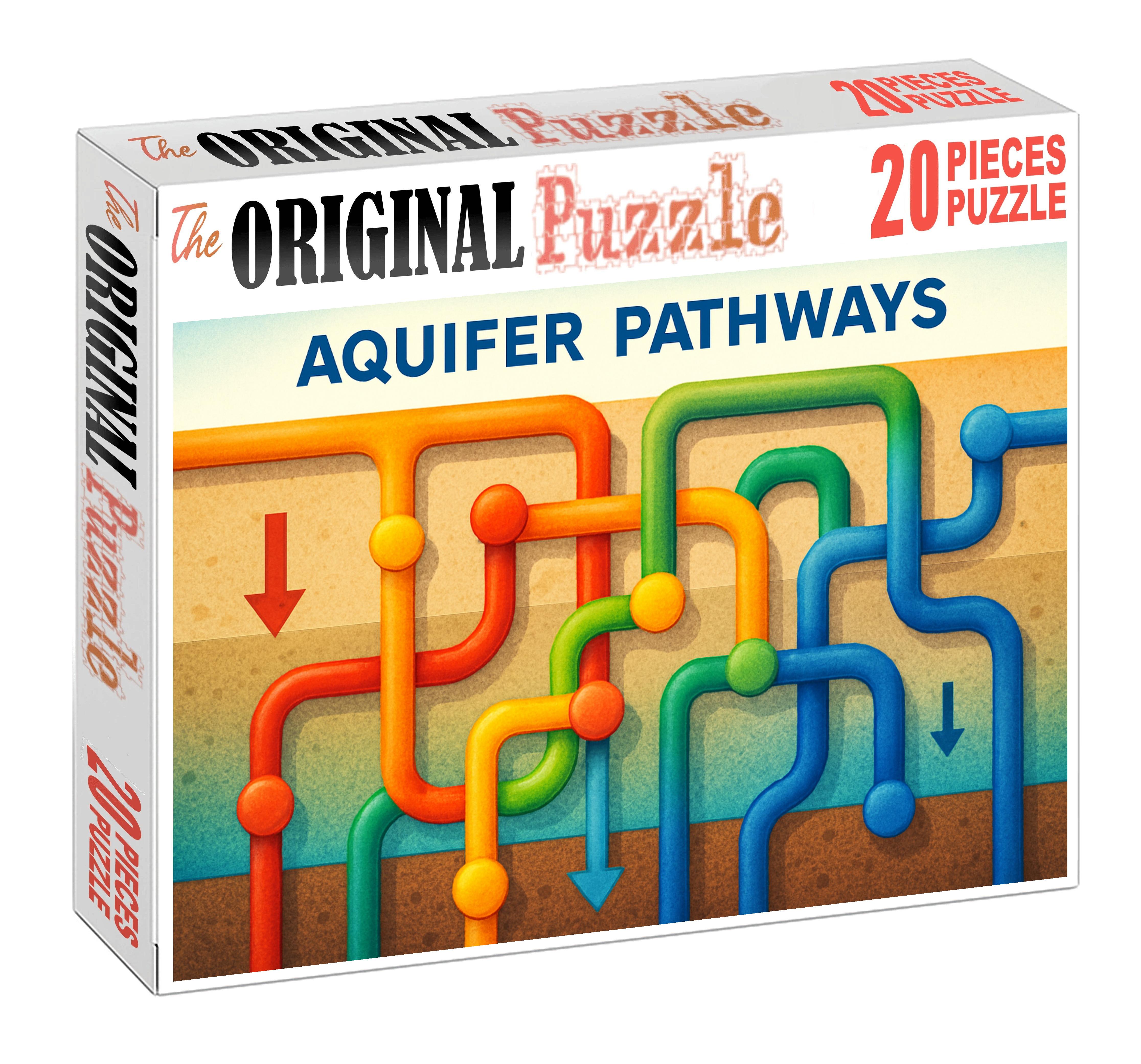 Subterranean Aquifer Network Chart 300 Piece Puzzle