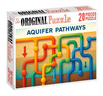 Subterranean Aquifer Network Chart 300 Piece Puzzle