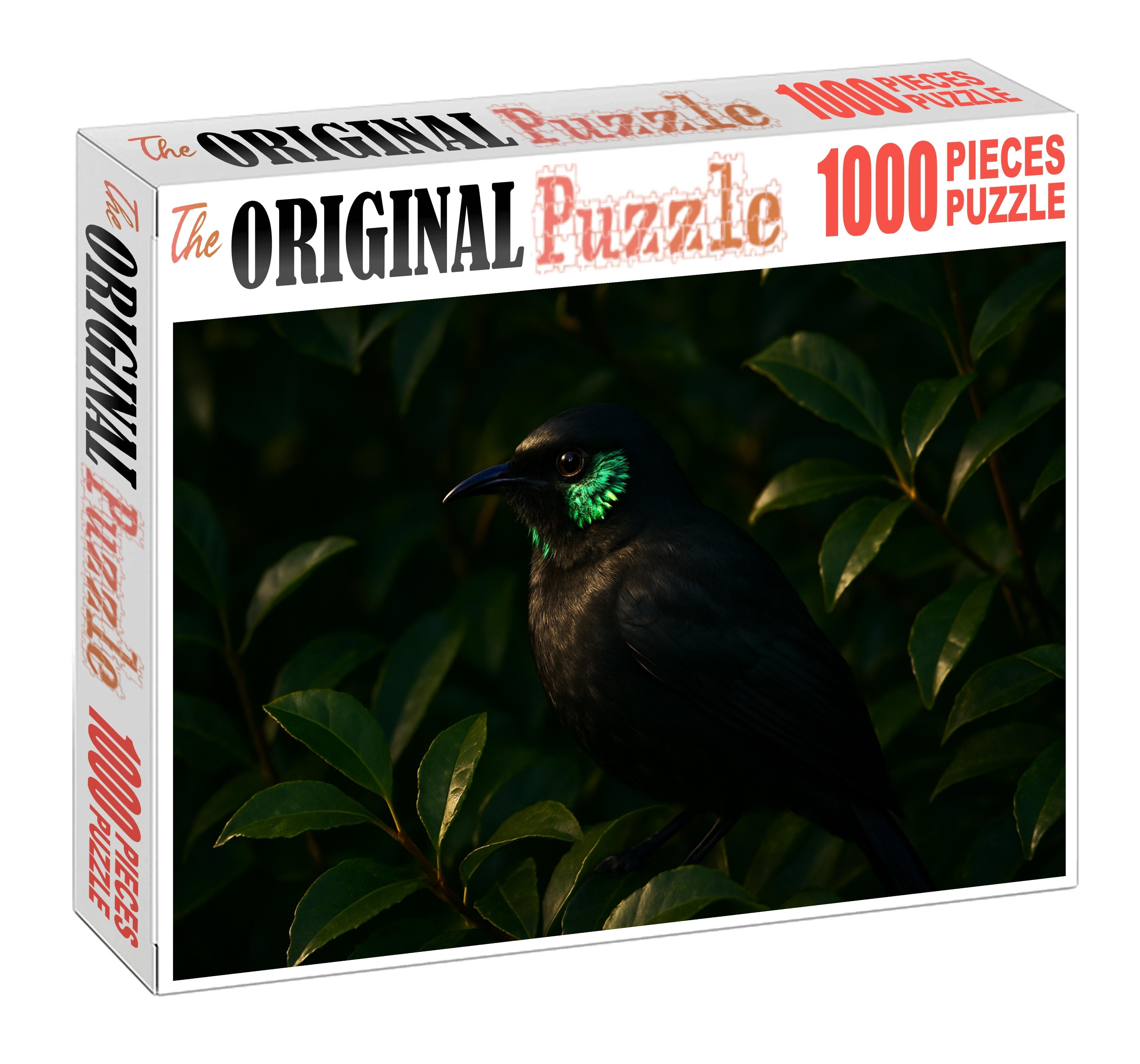 Velvet Asity Exotic Forest Gem 50 Piece Puzzle