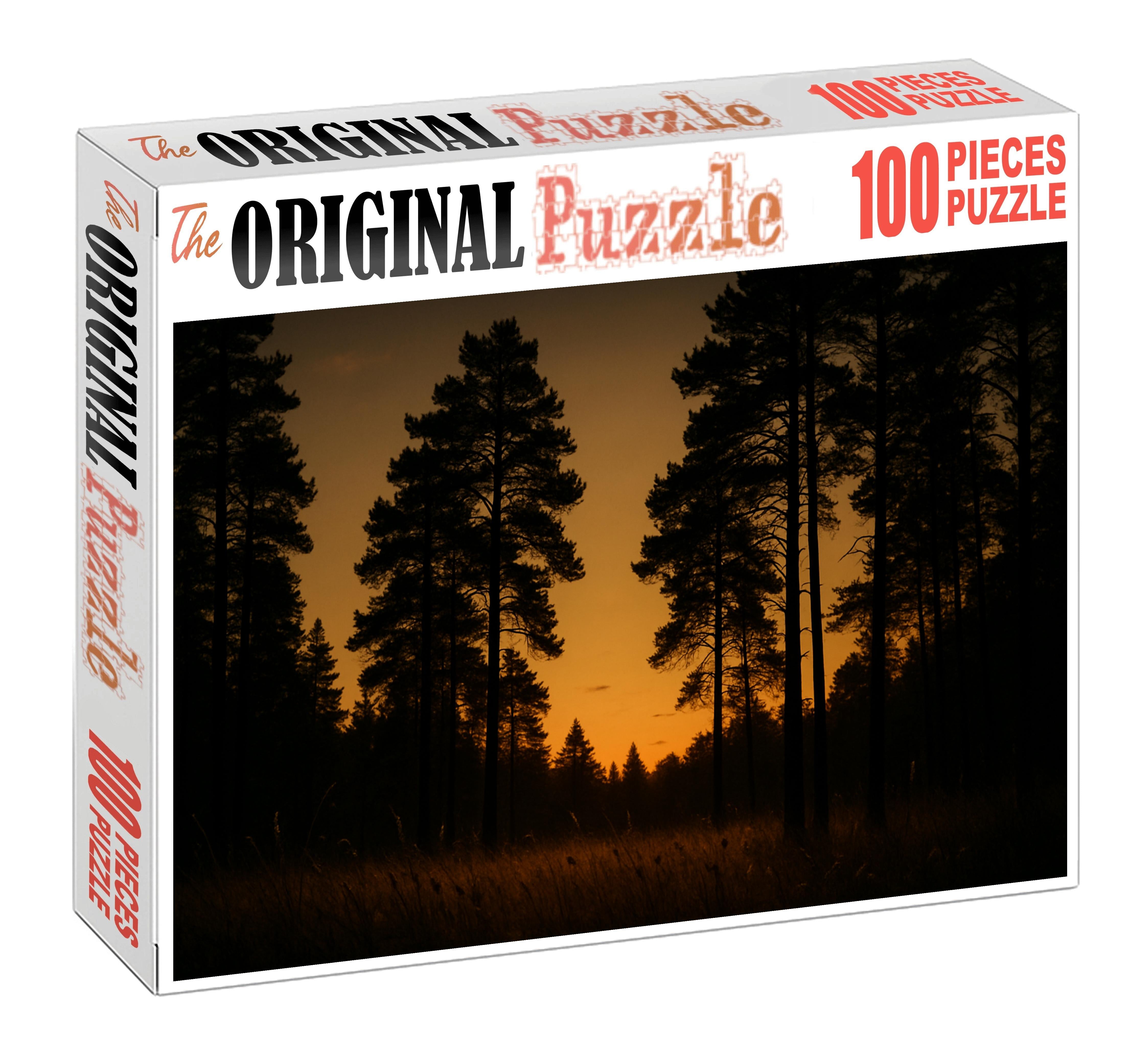 Golden Twilight Wood 100 Piece Puzzle