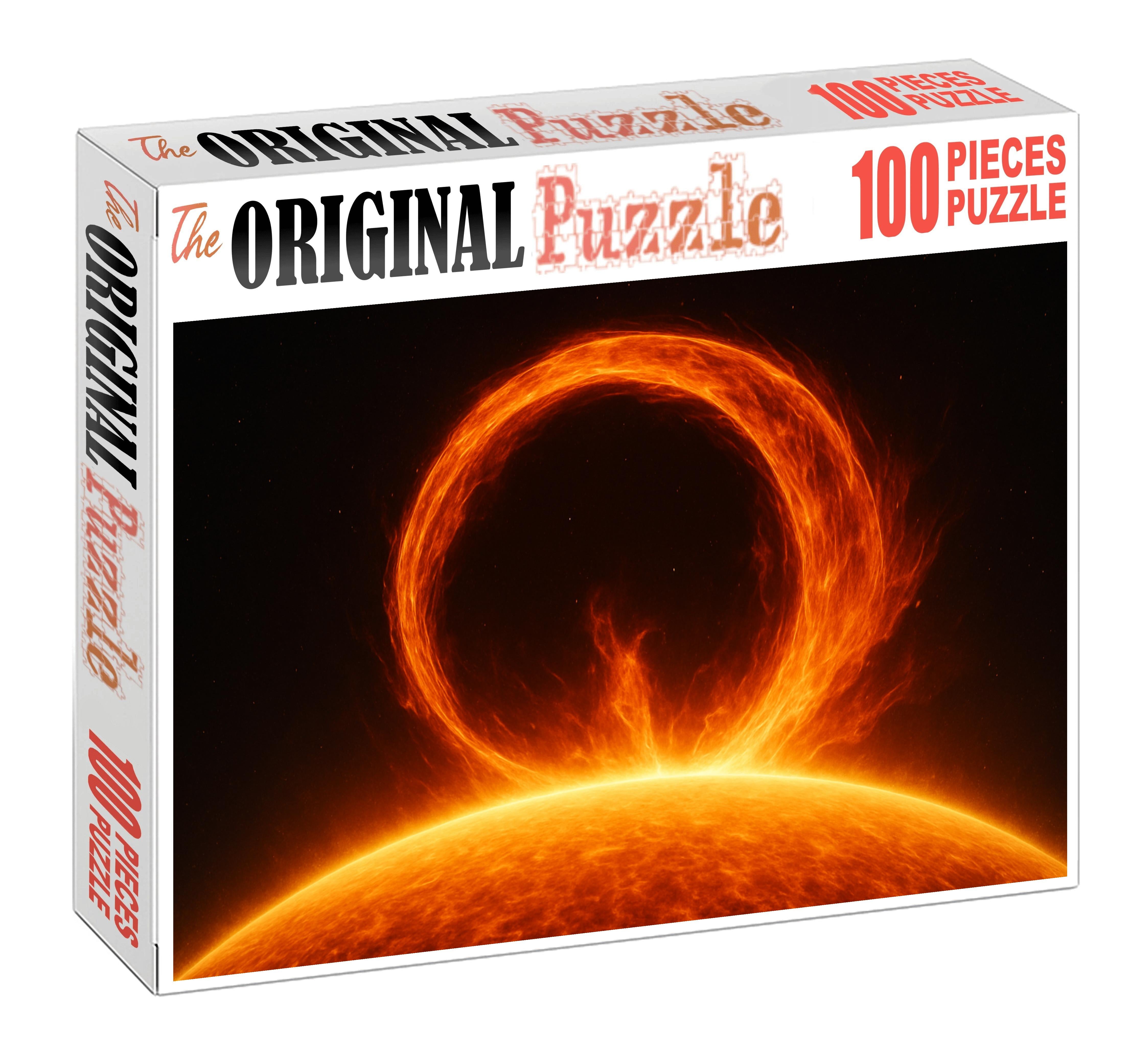 Amber Solar Flare Ribbon Puzzle For Adults