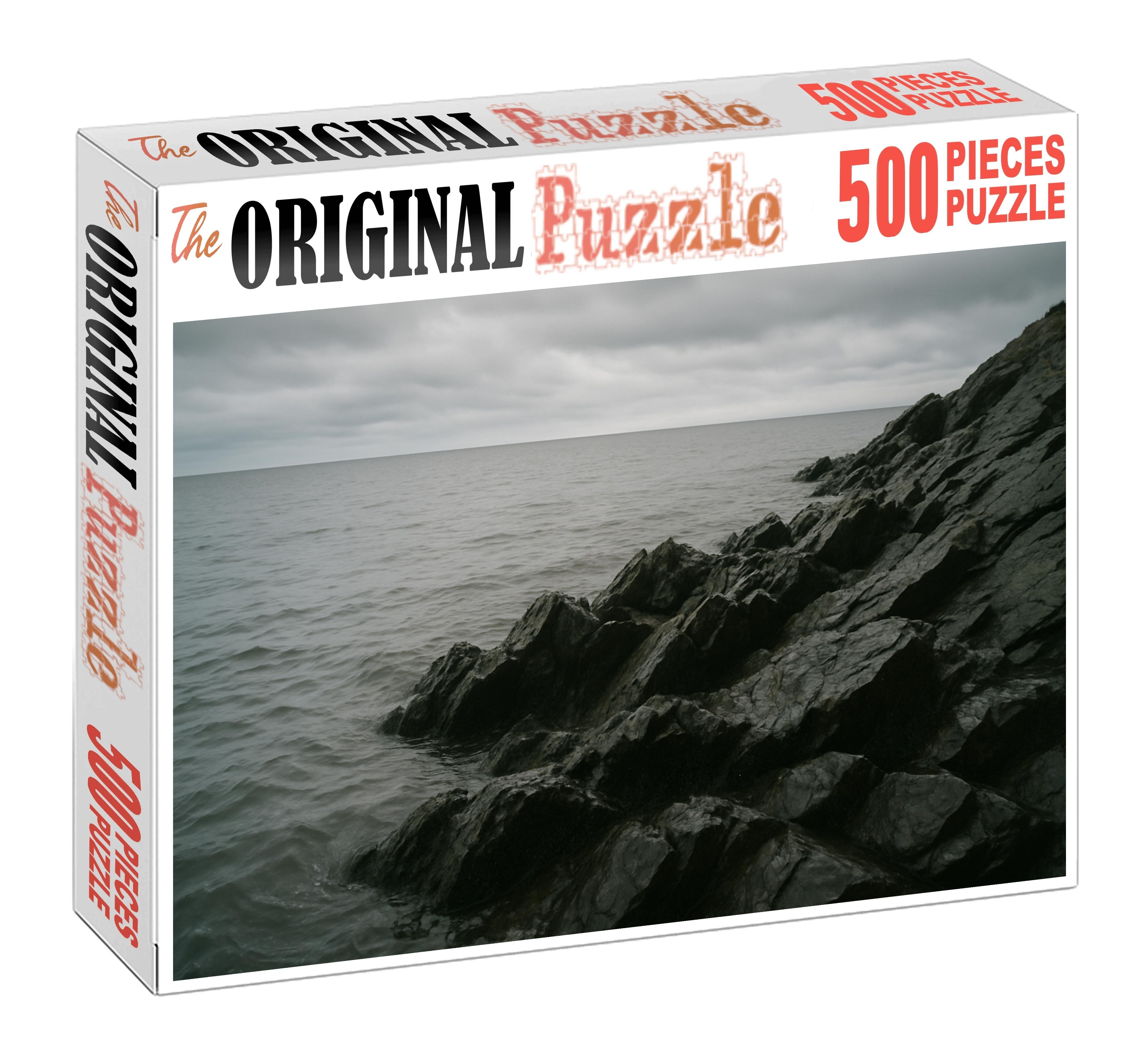 Silver Tide Rocky Shore 500 Piece Puzzle