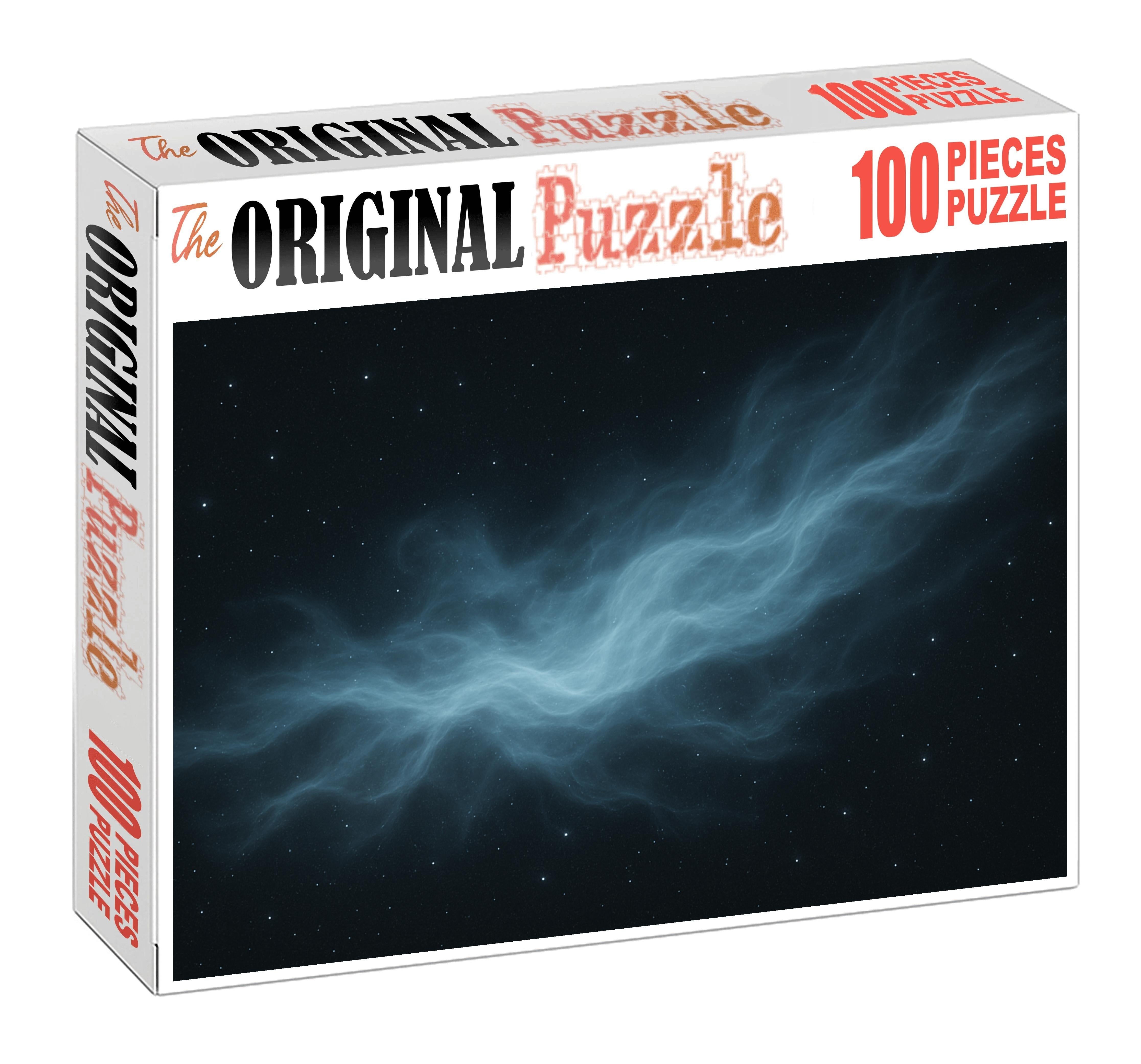 Luminescent Cosmic Veil Custom Jigsaw Puzzle