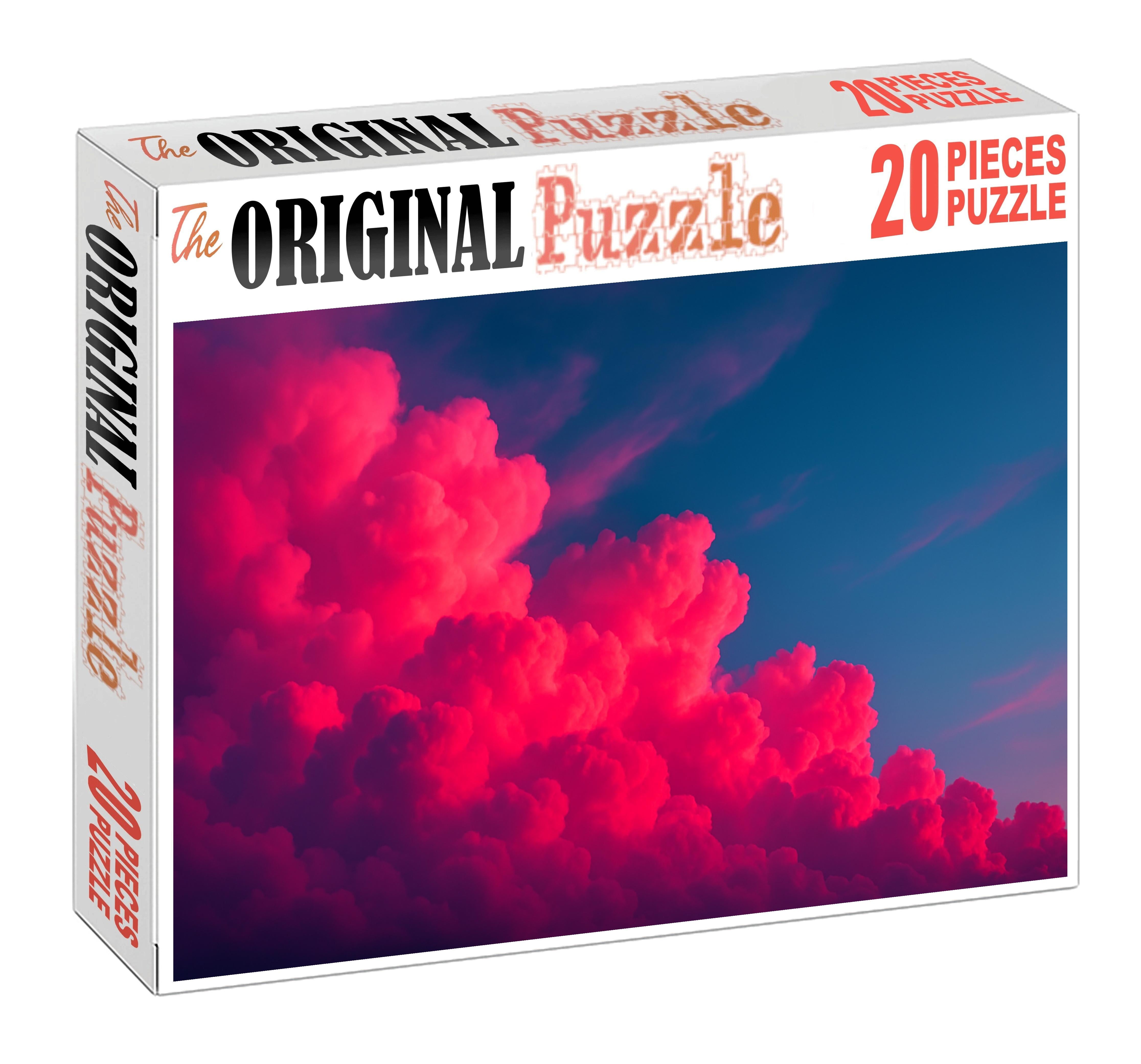 Fuchsia Cloud Cascade 50 Piece Puzzle