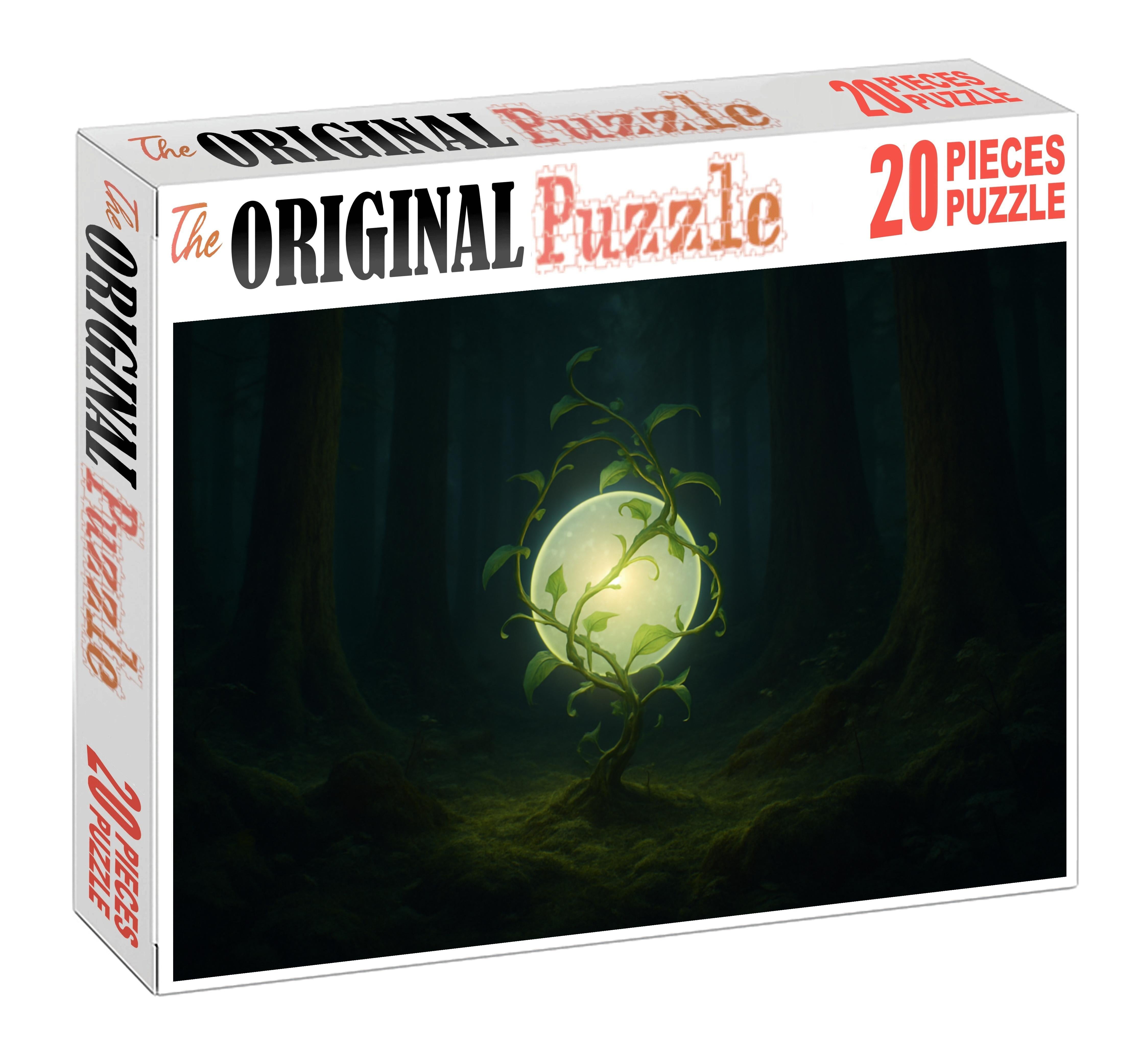 Verdant Hollow Wisp Premium Puzzle Pieces