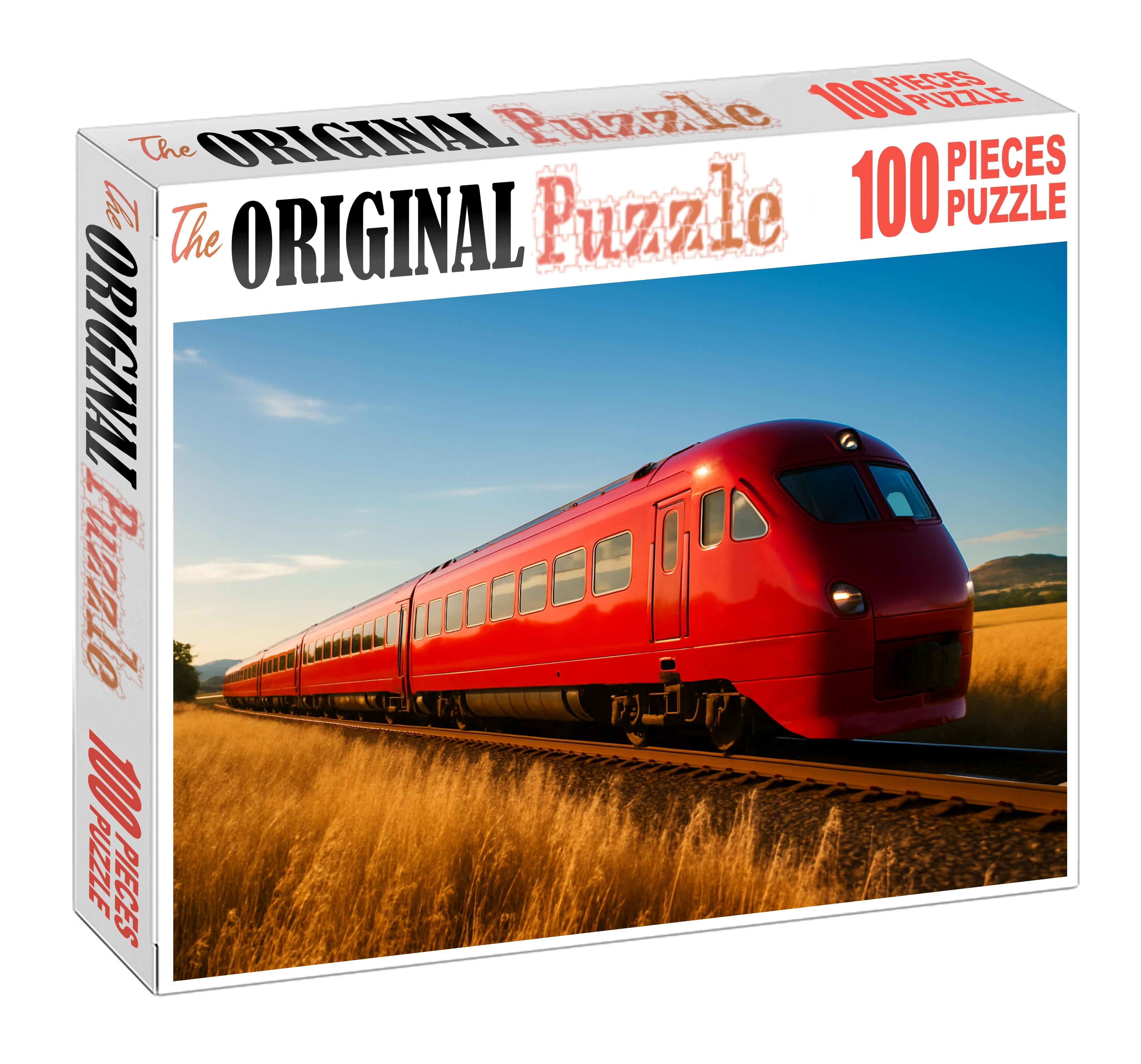 Crimson Horizon Intercity Large Format Puzzle