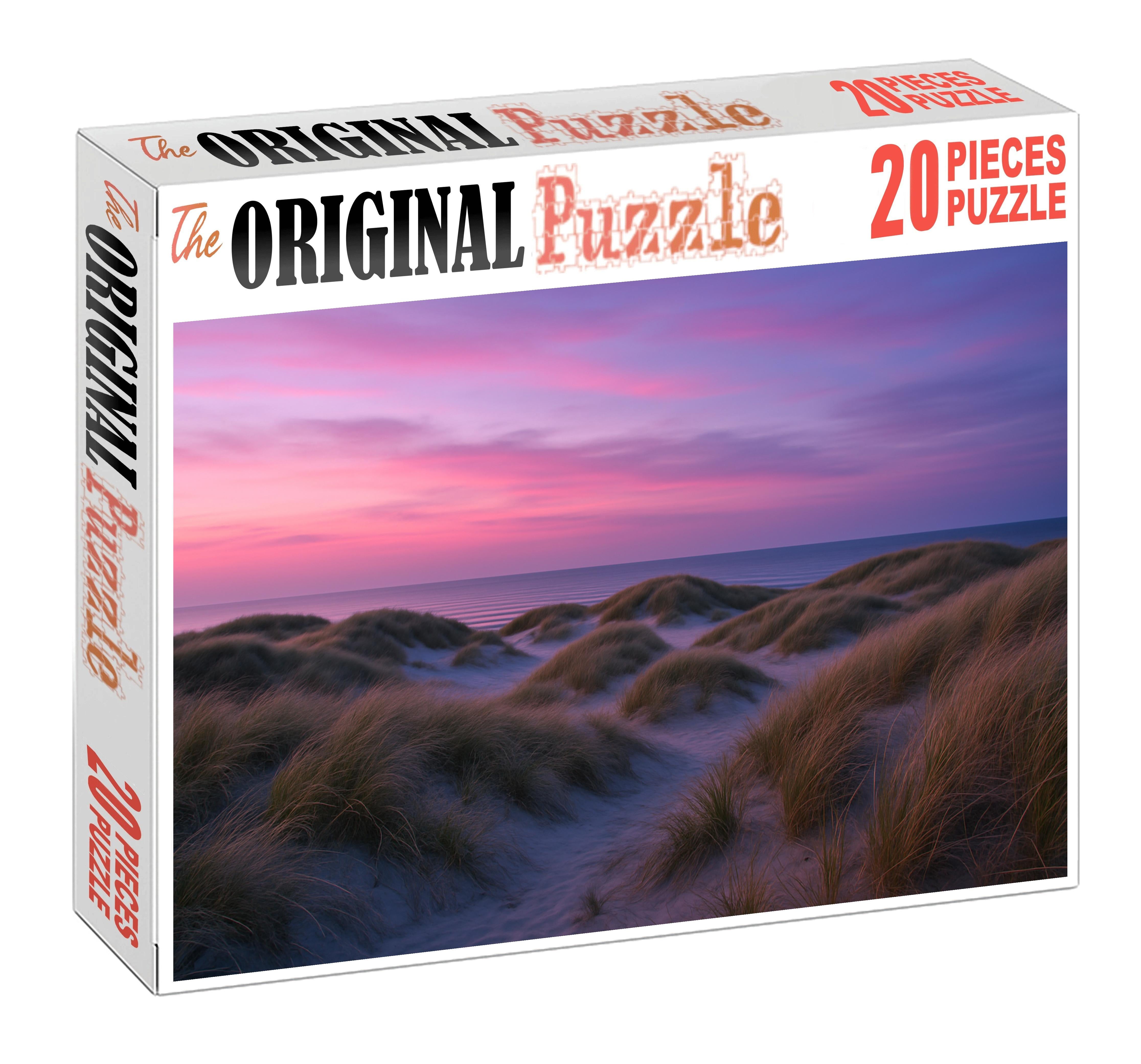 Twilight Coastal Dunes Custom Jigsaw Puzzle