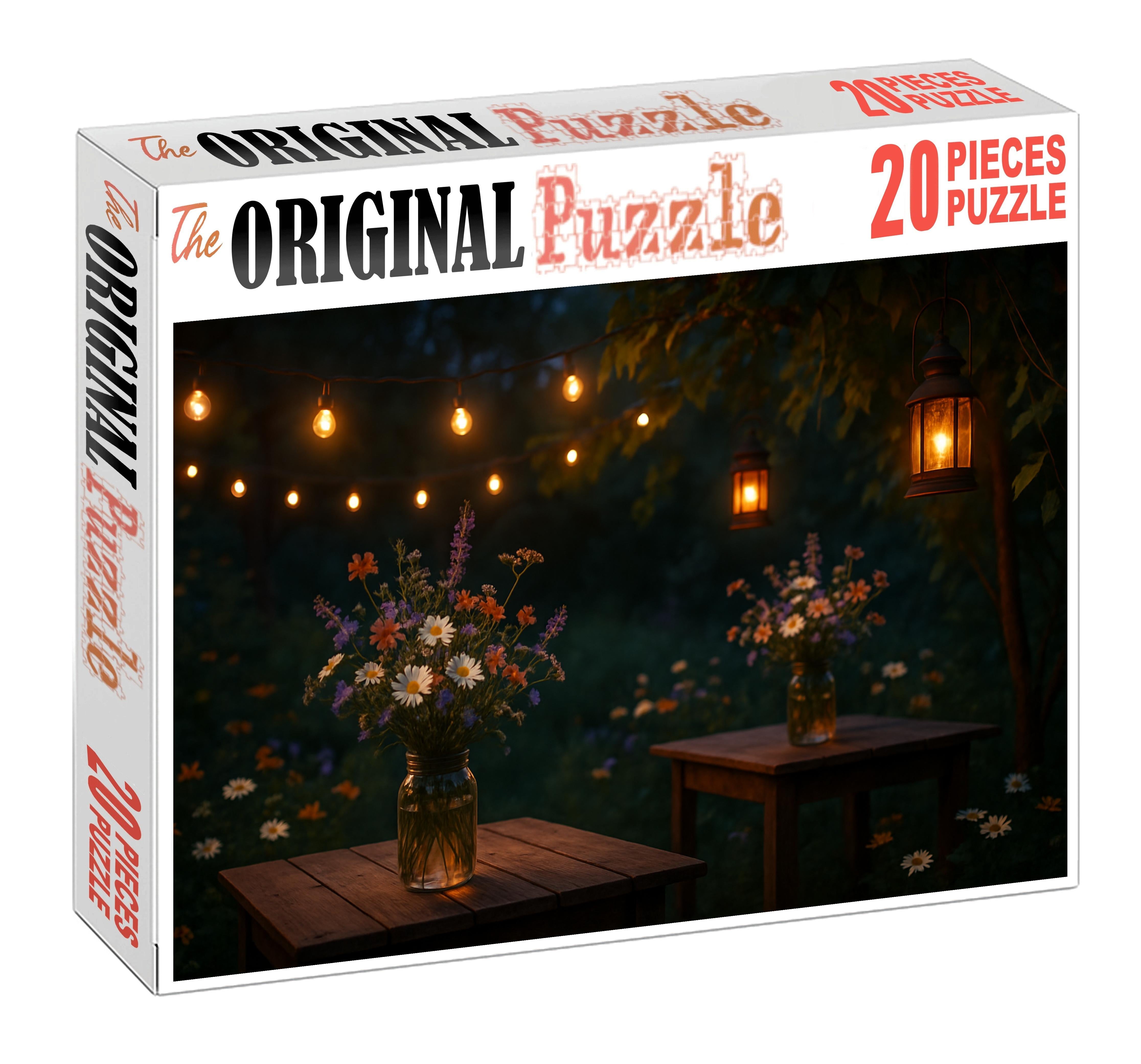 Twilight Garden Soiree Custom Jigsaw Puzzle