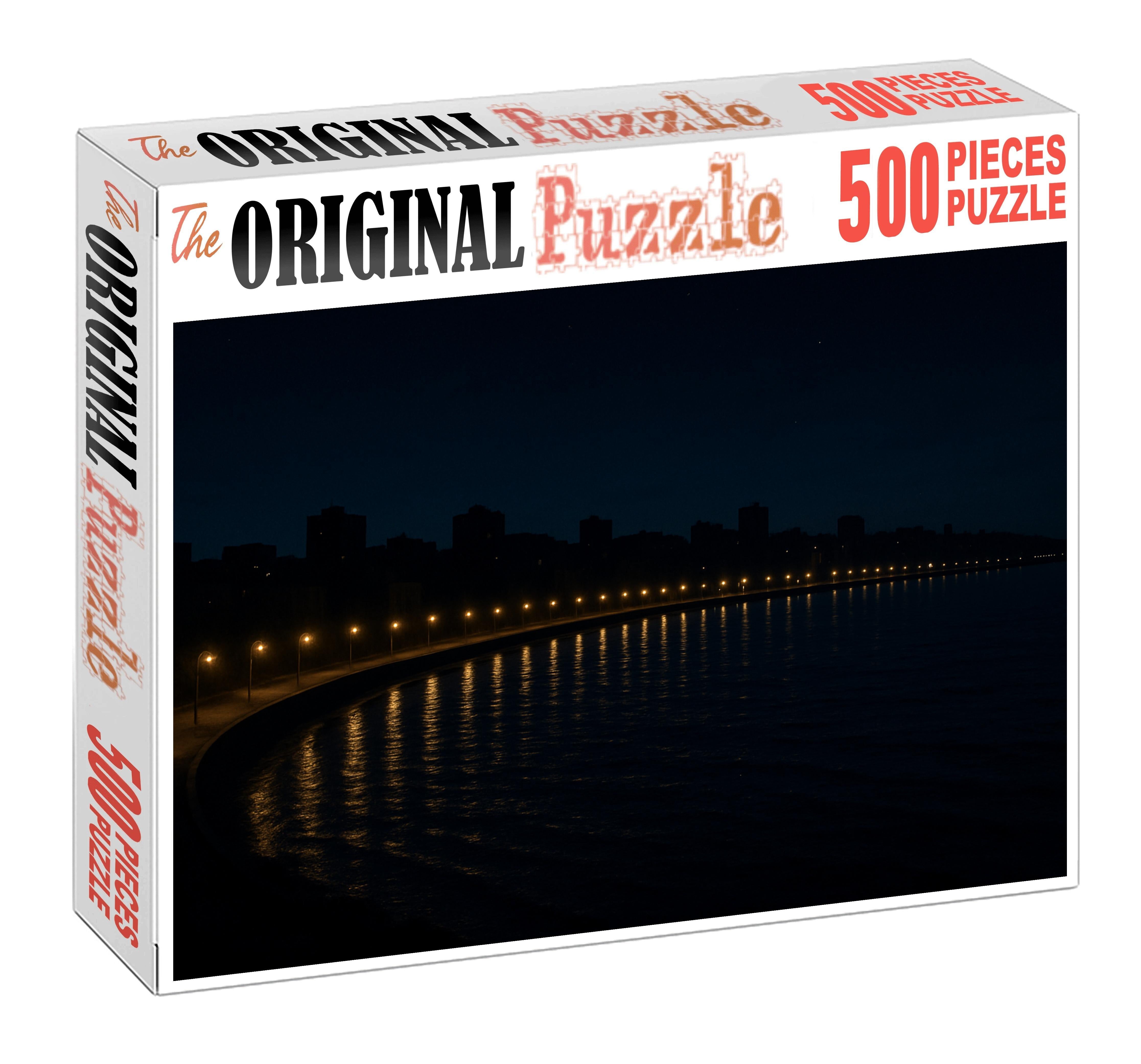 Mumbai Marine Drive Skyline Known As The 'queen's Necklace' For Its Curving Coastal Glow Family Puzzles
