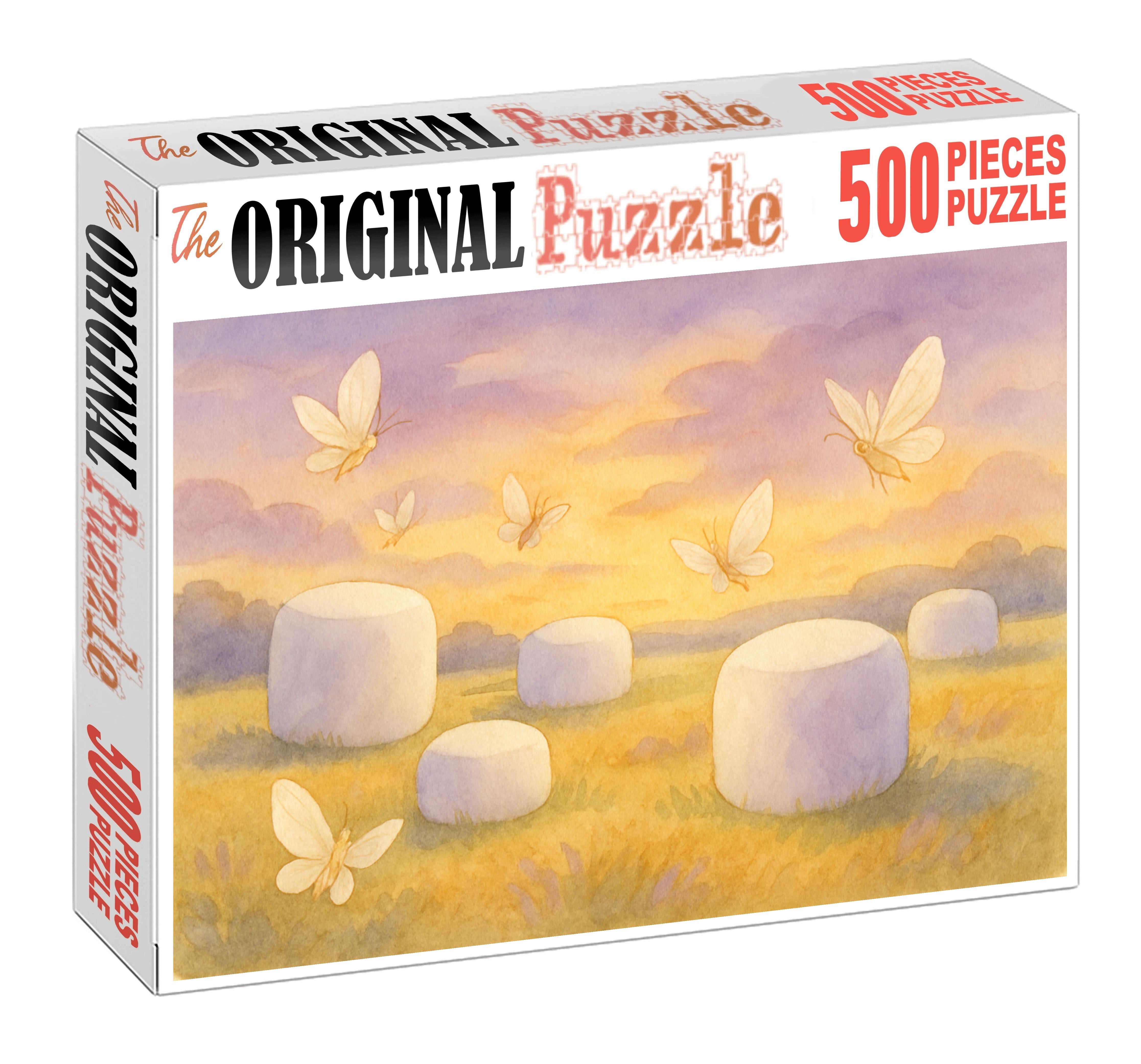 The Marshmallow Meadow Festival Custom Jigsaw Puzzle