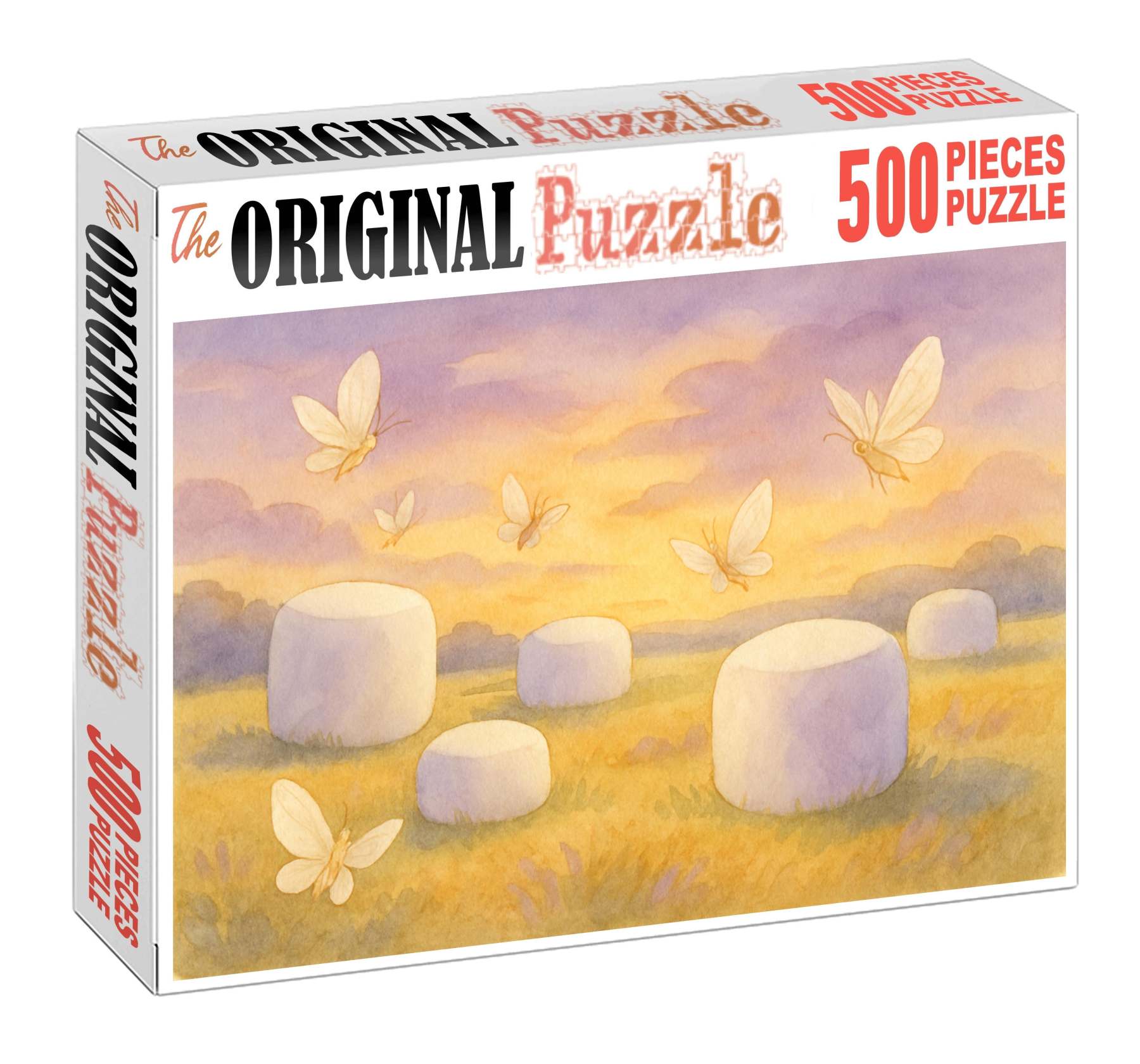 The Marshmallow Meadow Festival Custom Jigsaw Puzzle
