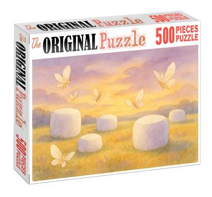 The Marshmallow Meadow Festival Custom Jigsaw Puzzle