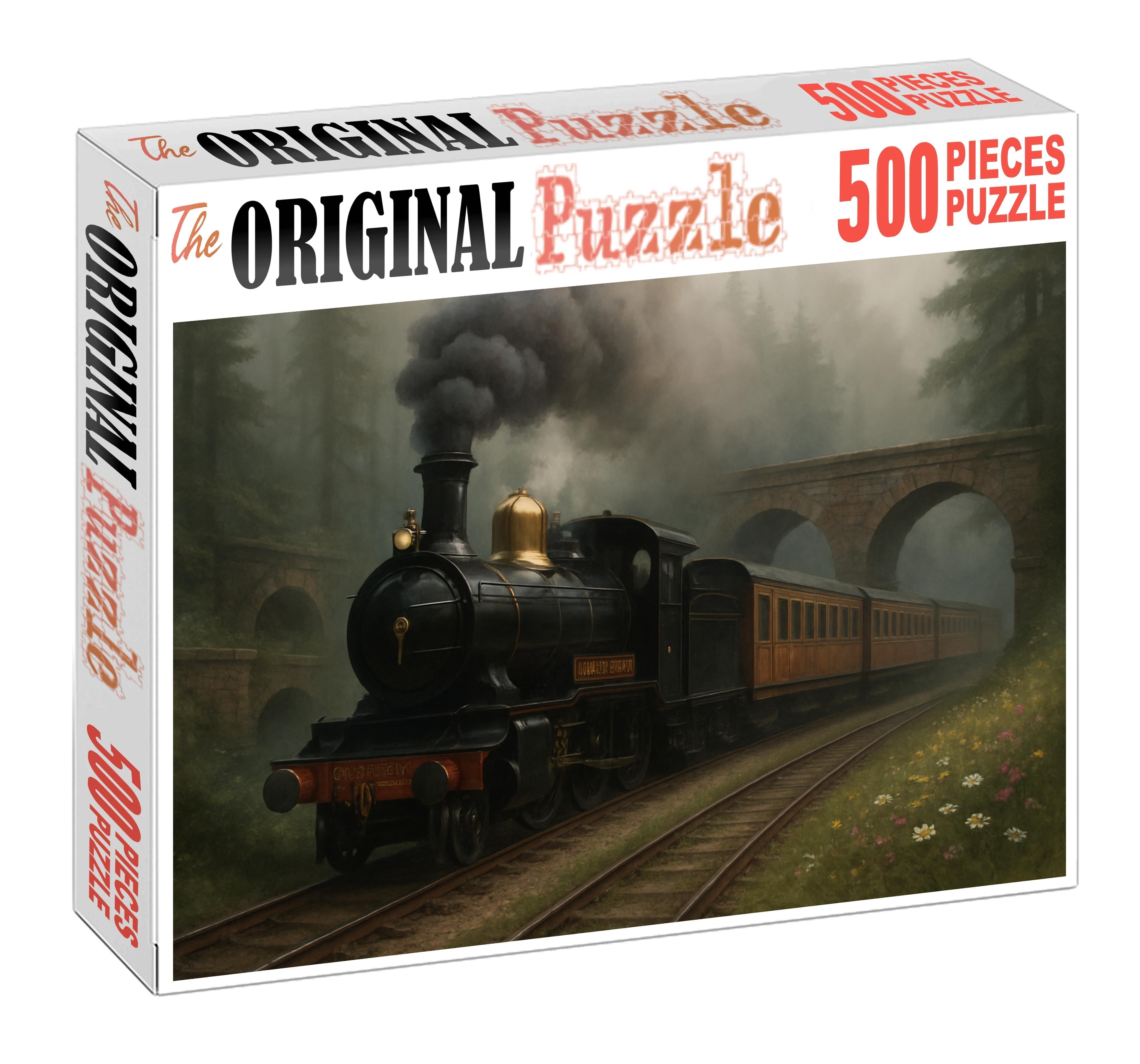 Velvet Stream Steam Locomotive Puzzle For Adults