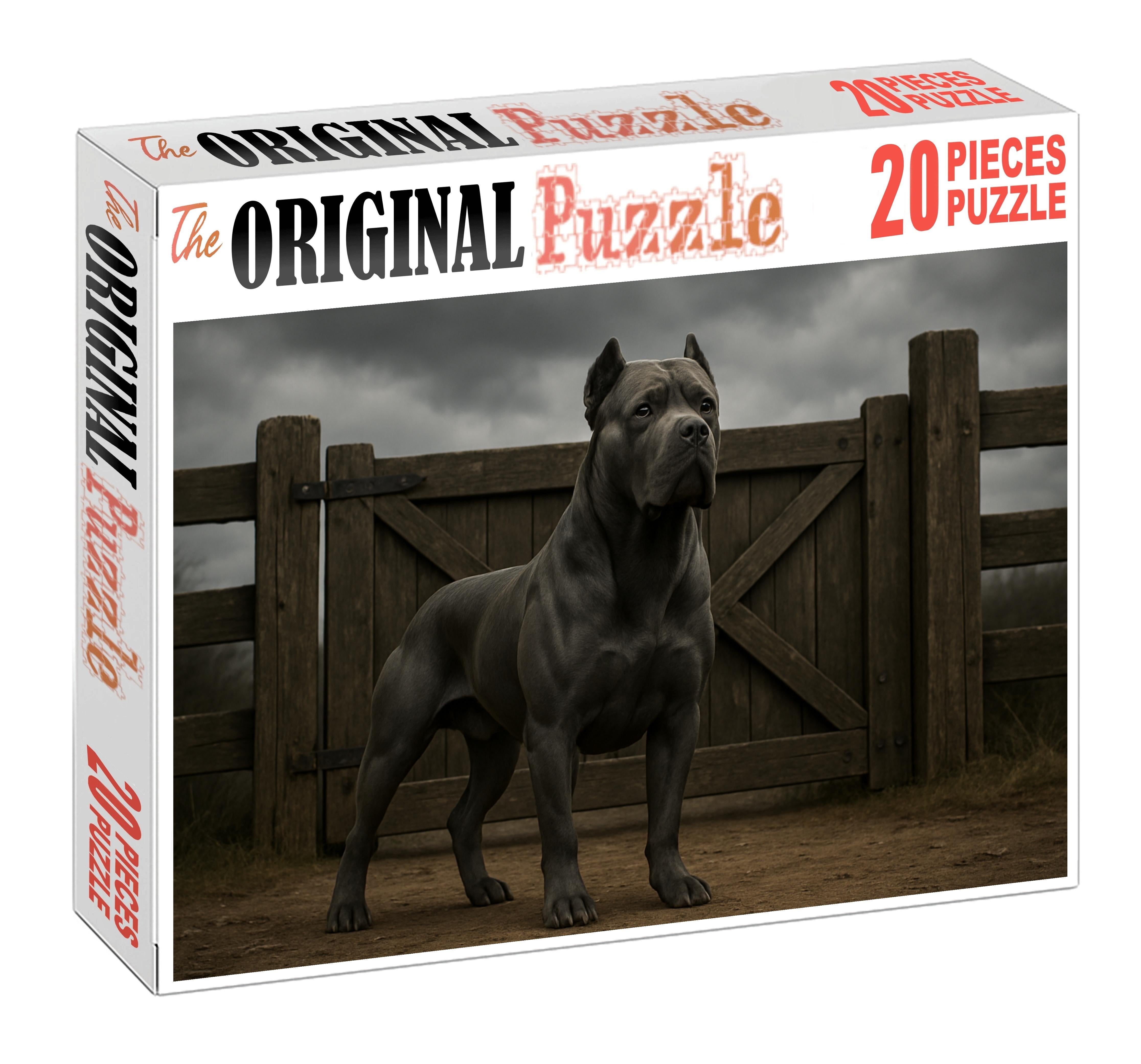 Slate Sentinel Custom Jigsaw Puzzle