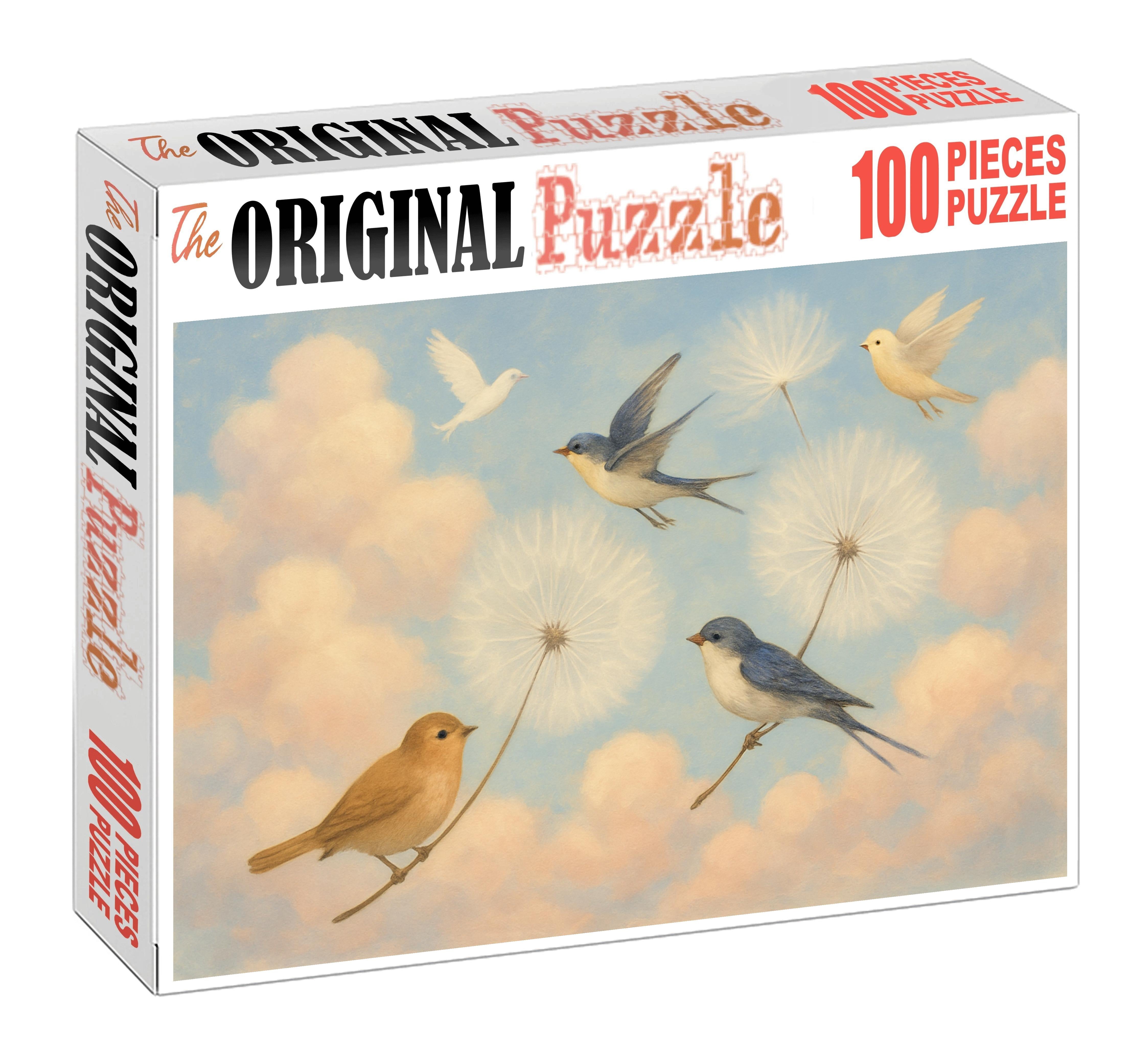 The Dandelion Dream Drifters Custom Jigsaw Puzzle