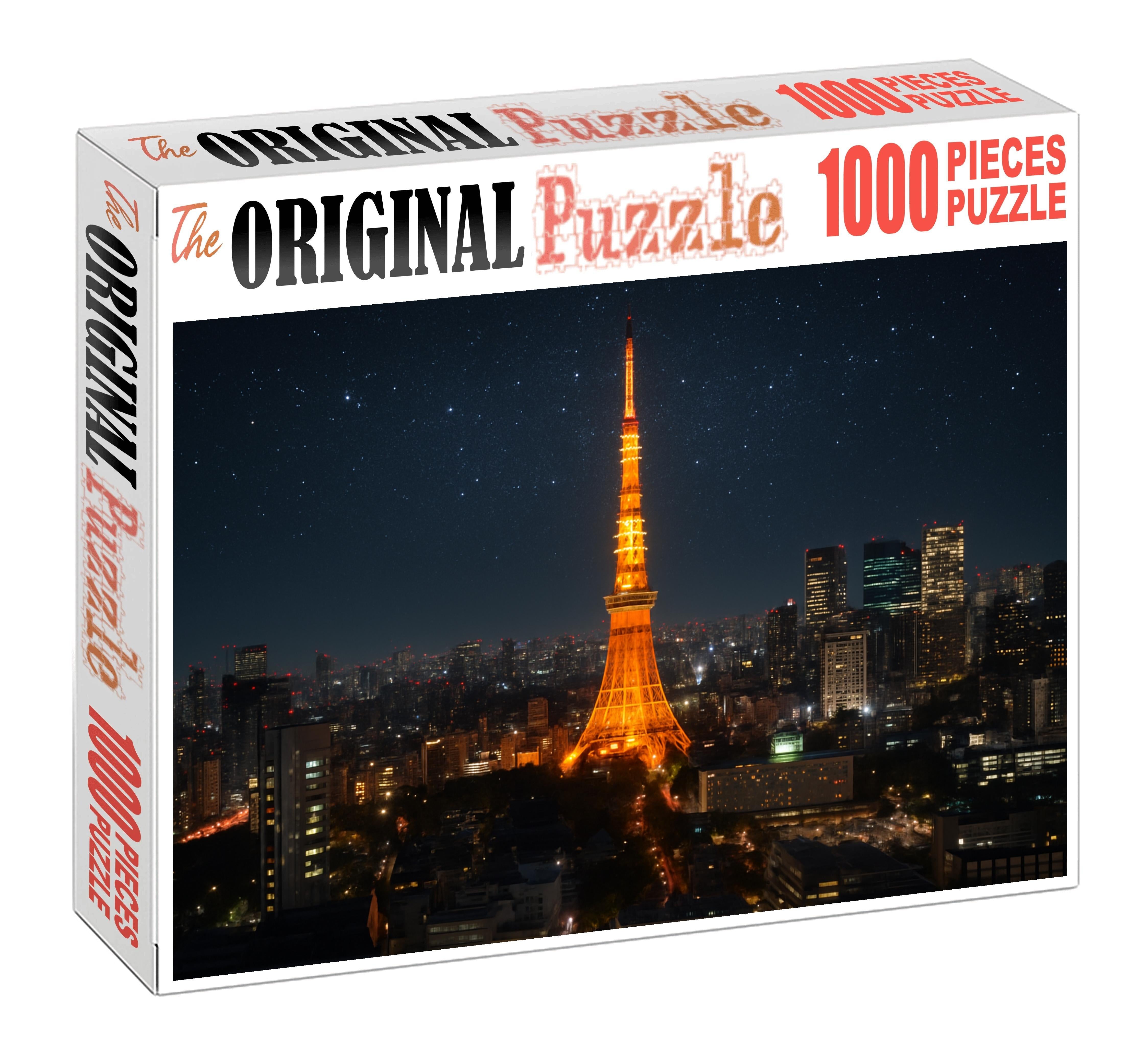 Tokyo Tower Tokyo Japan  Recognized By 7345 Worldwide As A Symbol Of Modern Japan Custom Jigsaw Puzzle