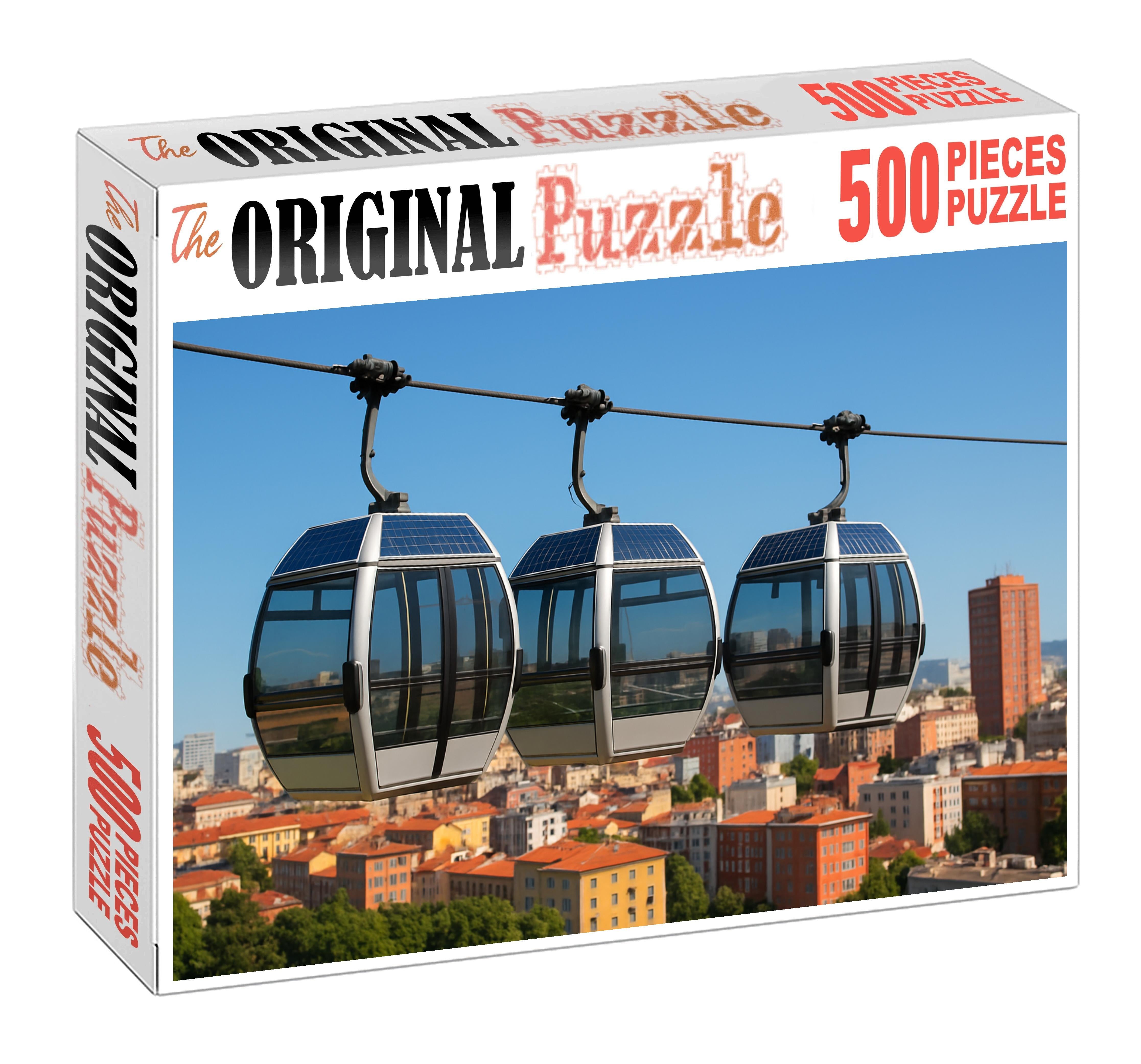 Solar-powered Skytram Gondola Puzzle For Kids