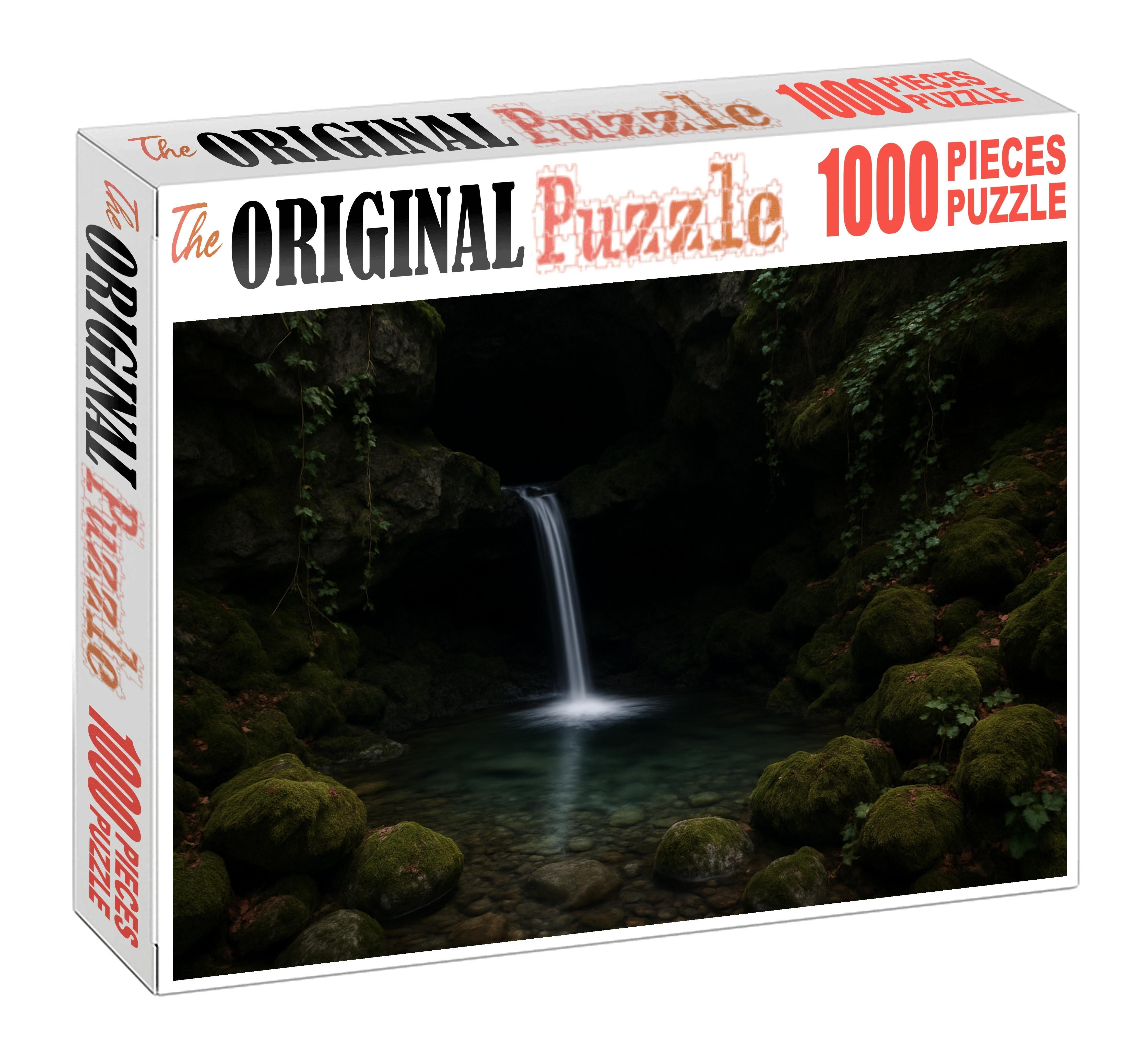Silver Ribbon Grotto Custom Jigsaw Puzzle
