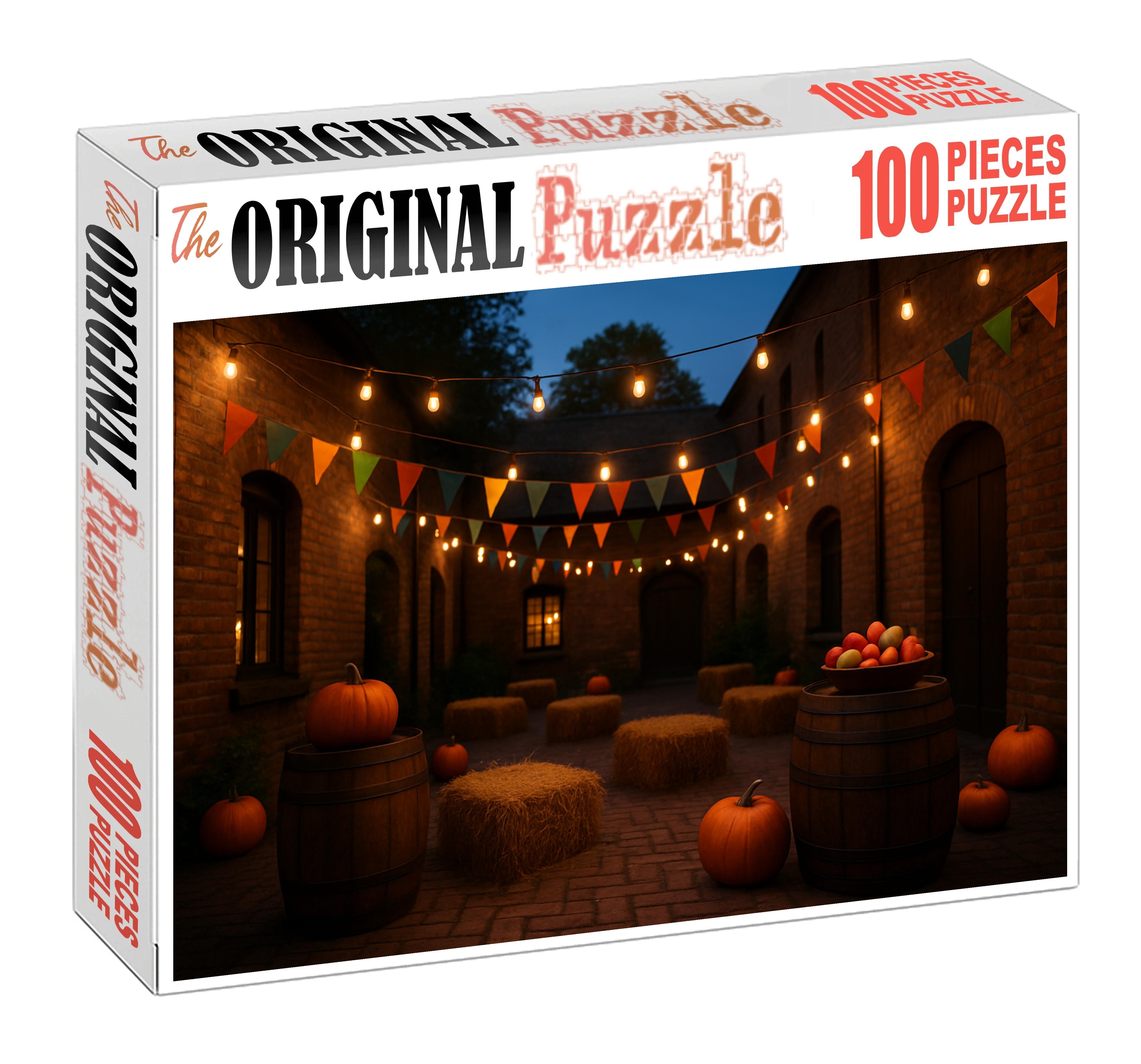 Harvest Festival Courtyard 200 Piece Puzzle