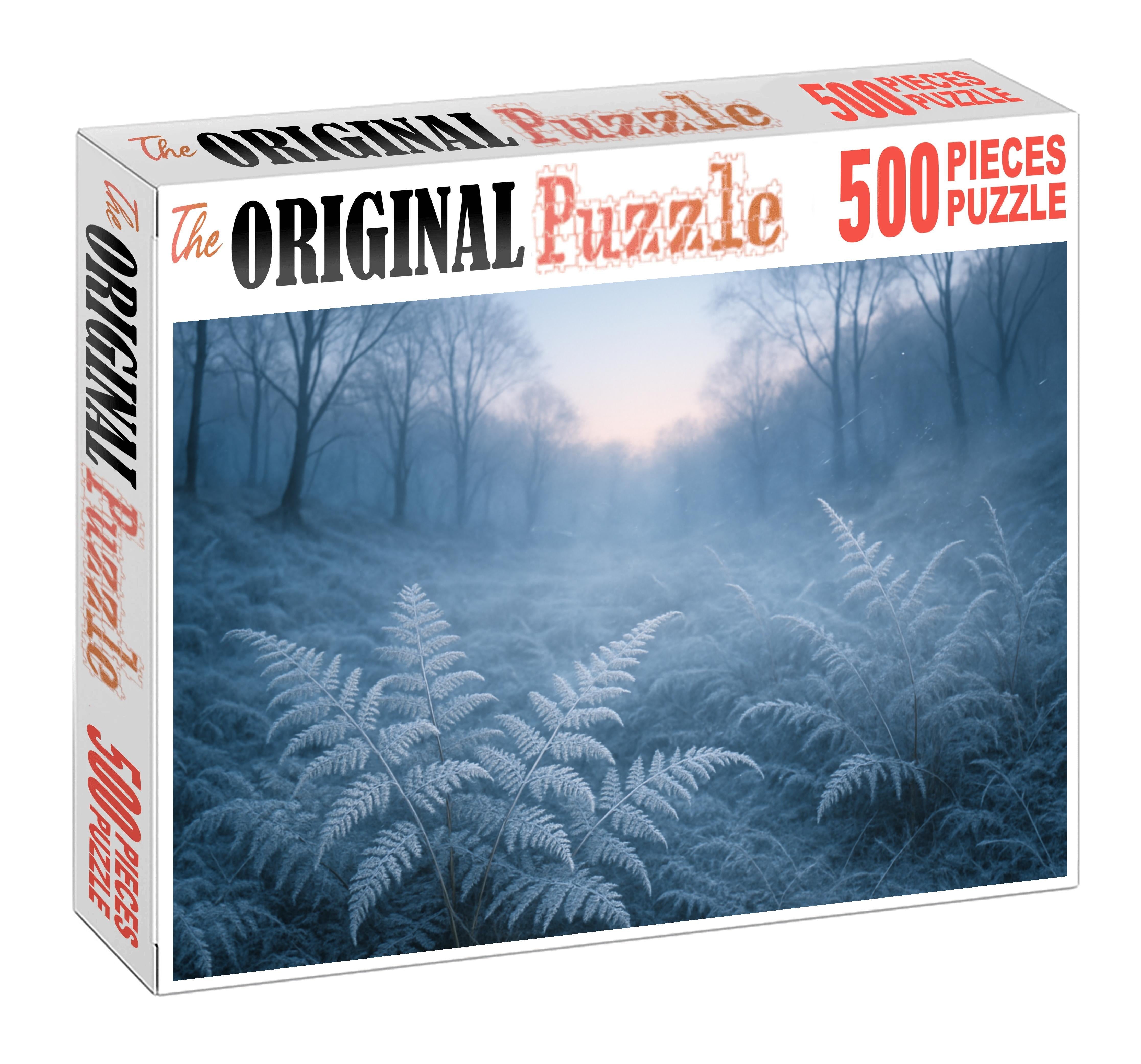 Frosted Fern Hollow Unique Puzzle Design