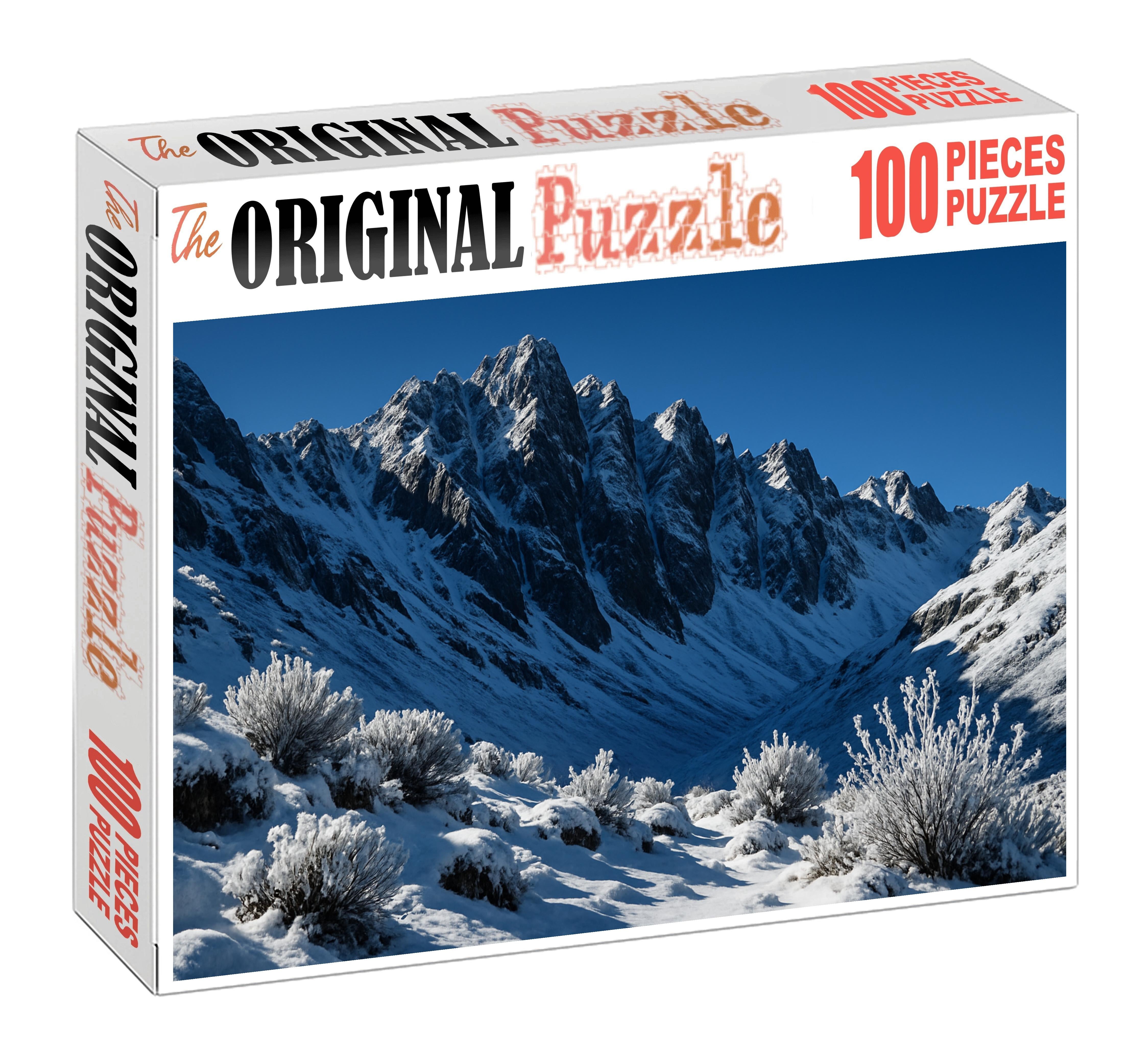 Craggy Snowy Ridge Premium Puzzle Pieces